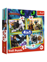 DreamWorks Puzzle Smoki 4w1