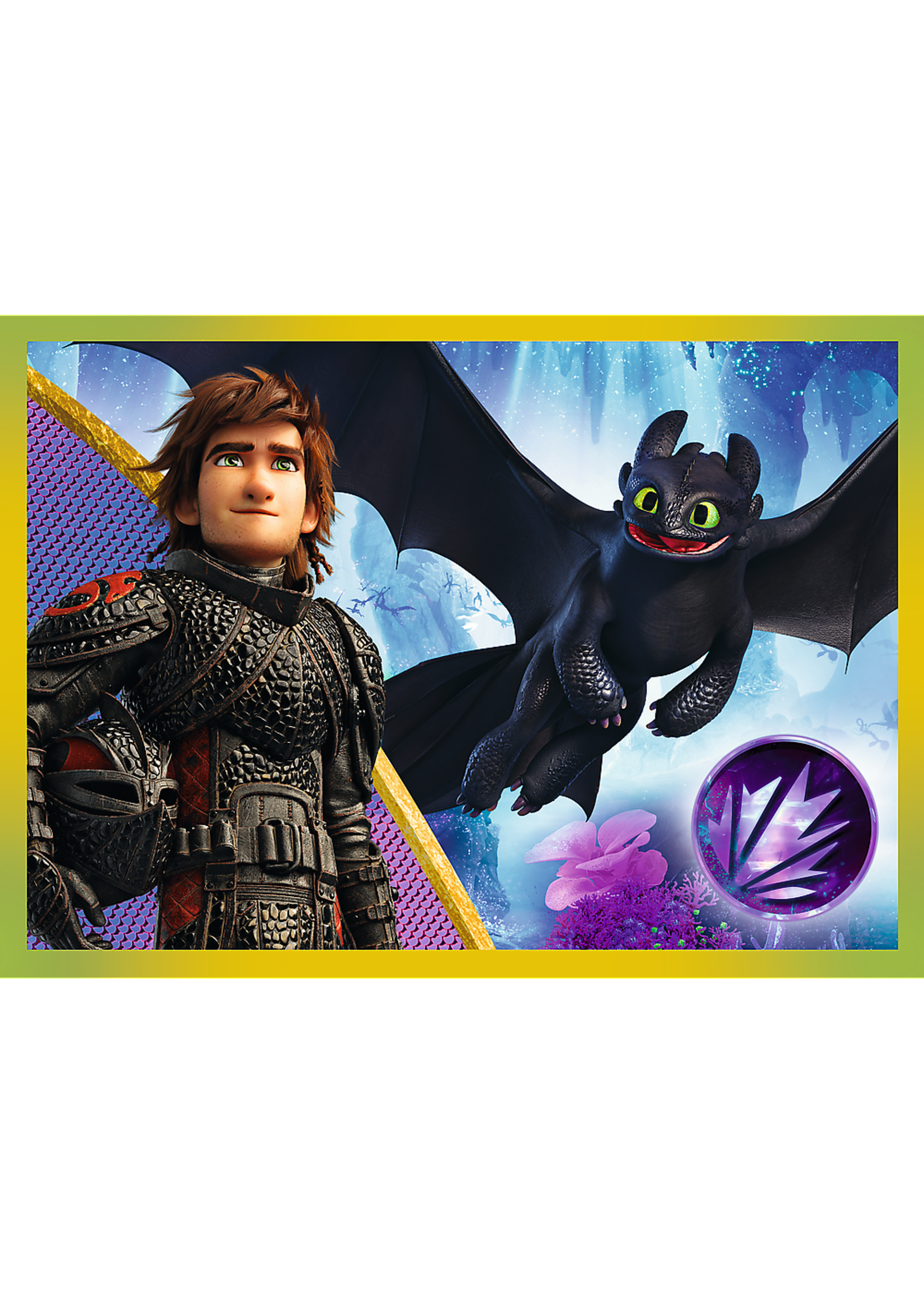 DreamWorks Dragons 4 in 1 puzzle from DreamWorks