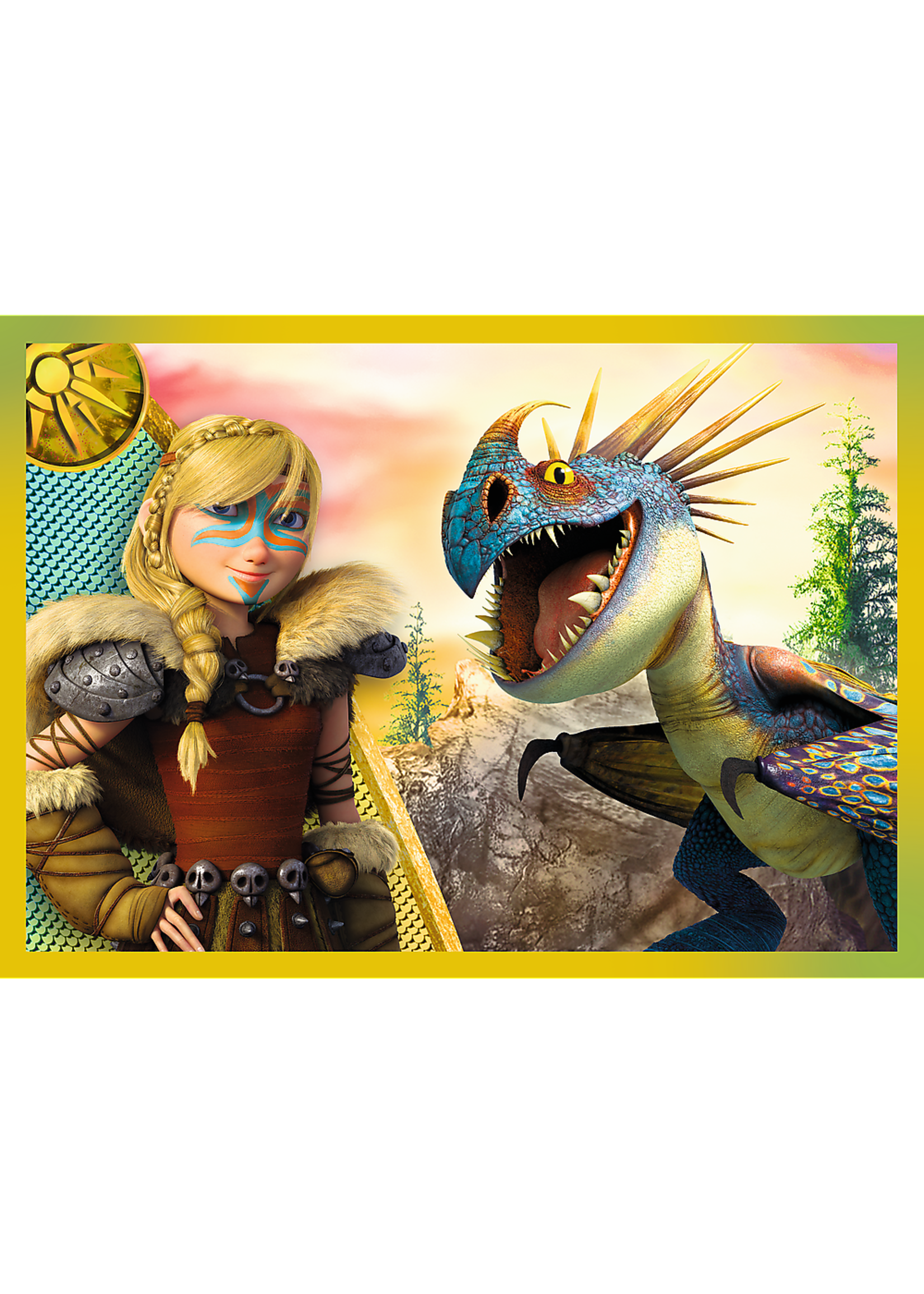 DreamWorks Dragons 4 in 1 puzzle from DreamWorks