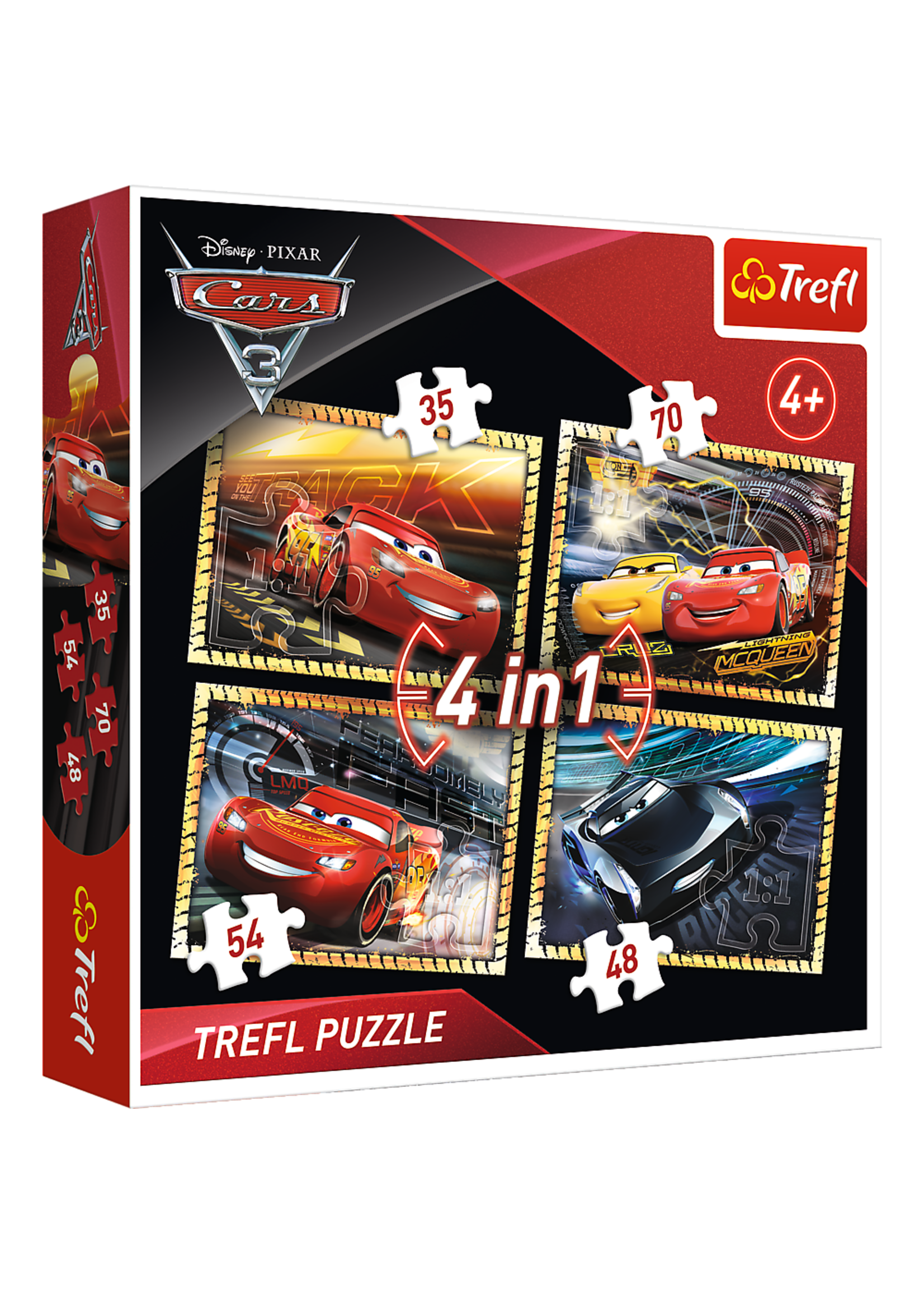 Disney Disney Cars 4 in 1 Puzzle