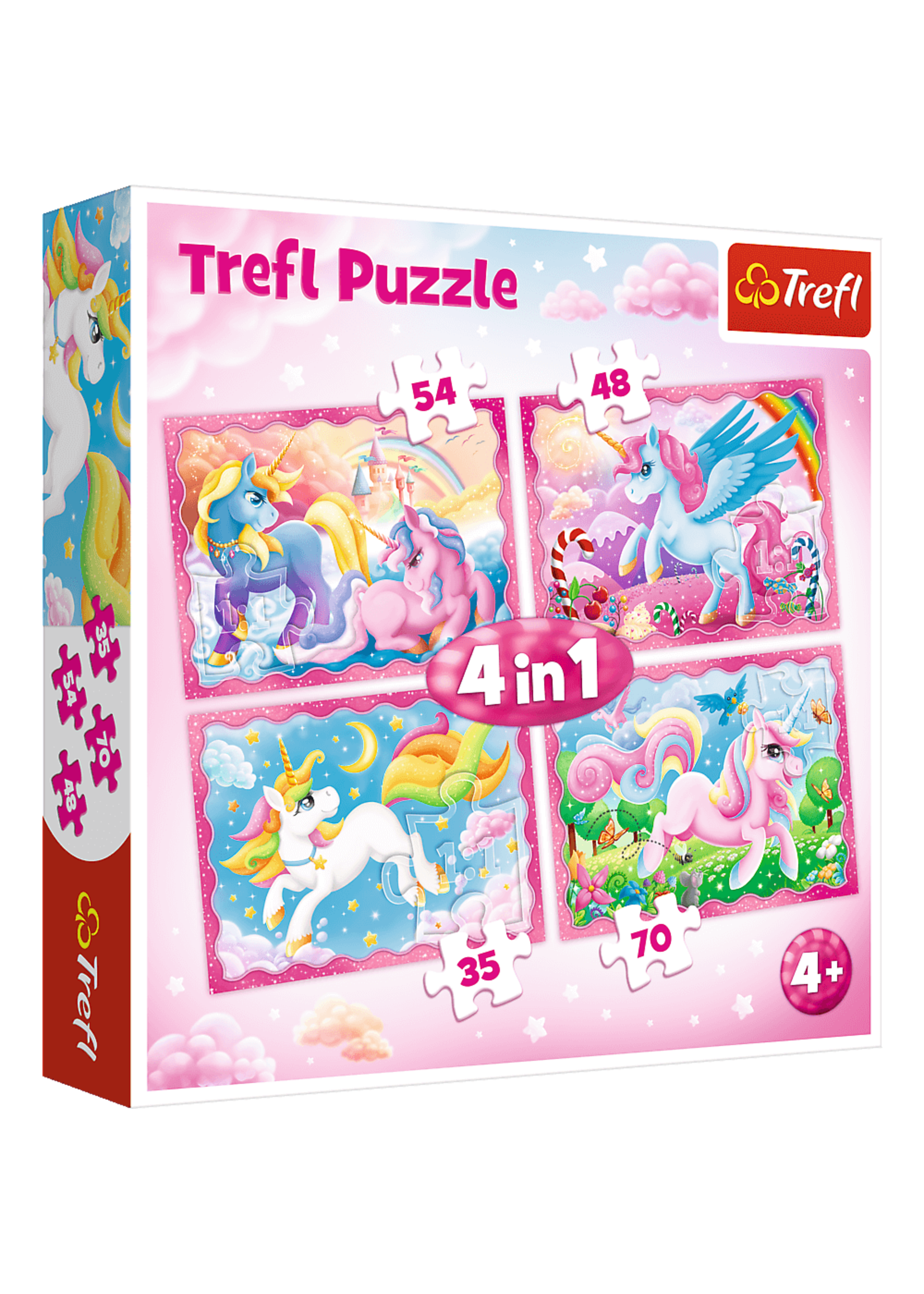Unicorn 4 in 1 puzzle
