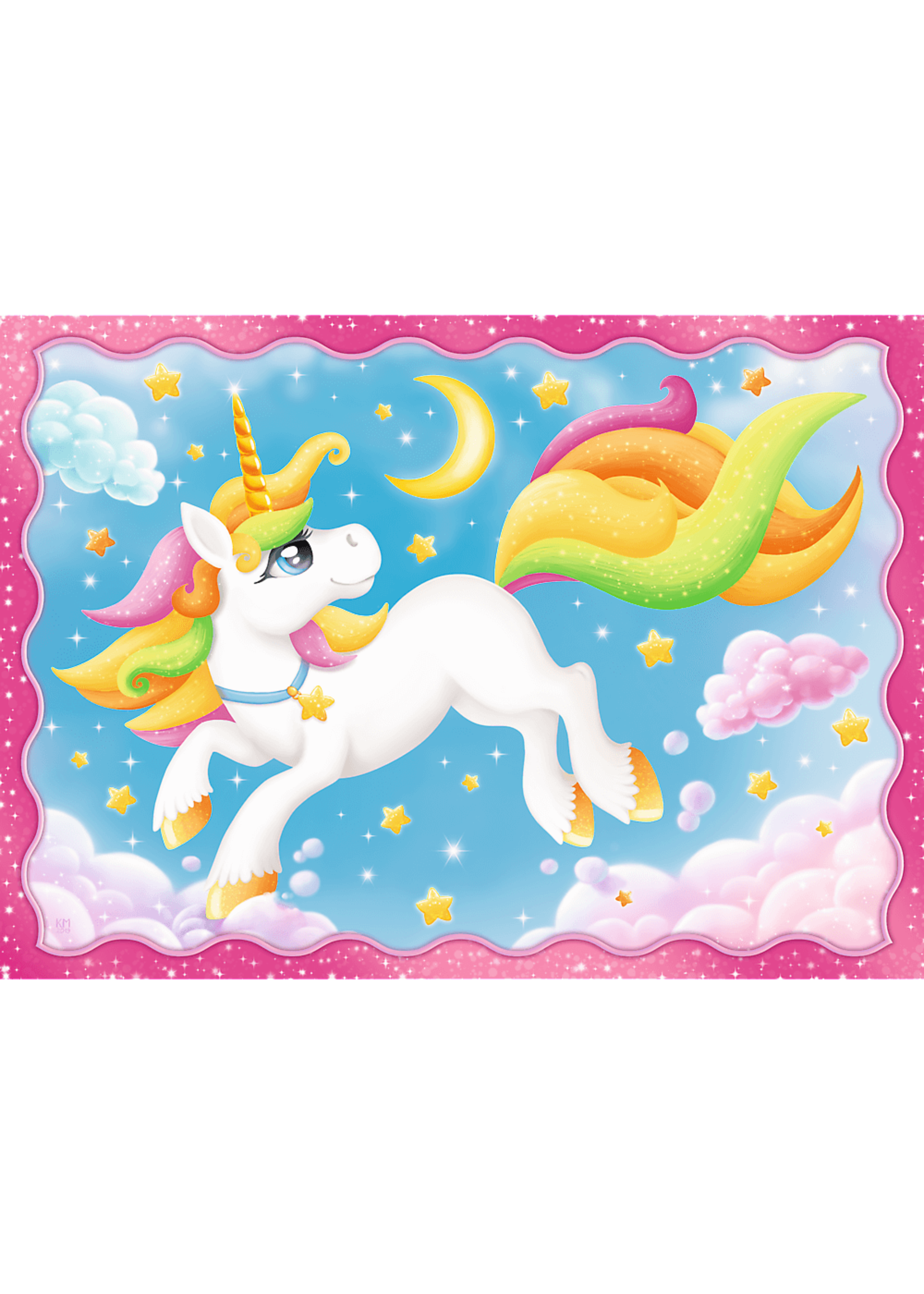 Unicorn 4 in 1 puzzel