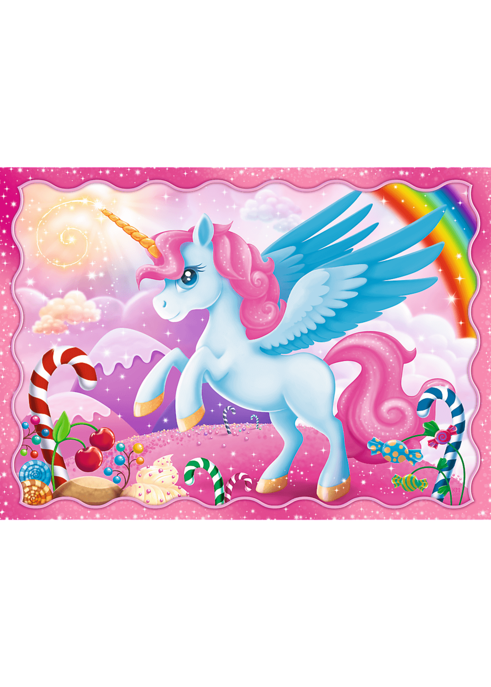 Unicorn 4 in 1 puzzle