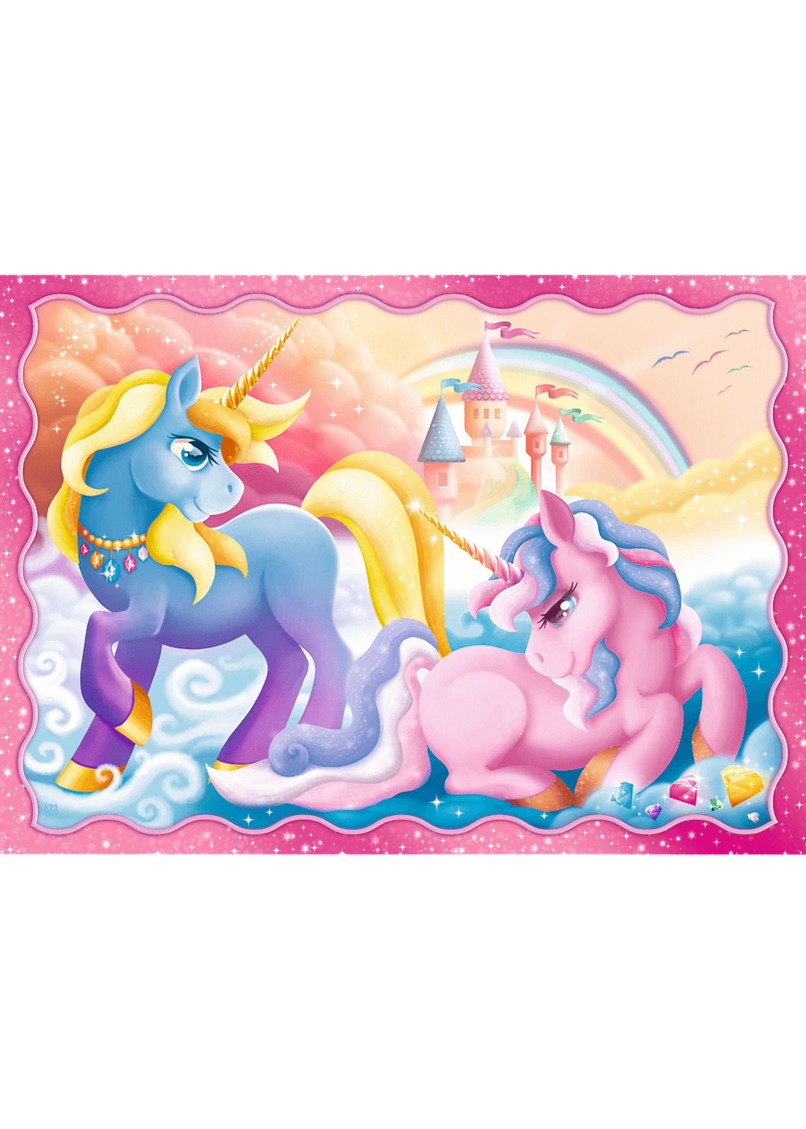 Unicorn 4 in 1 puzzle