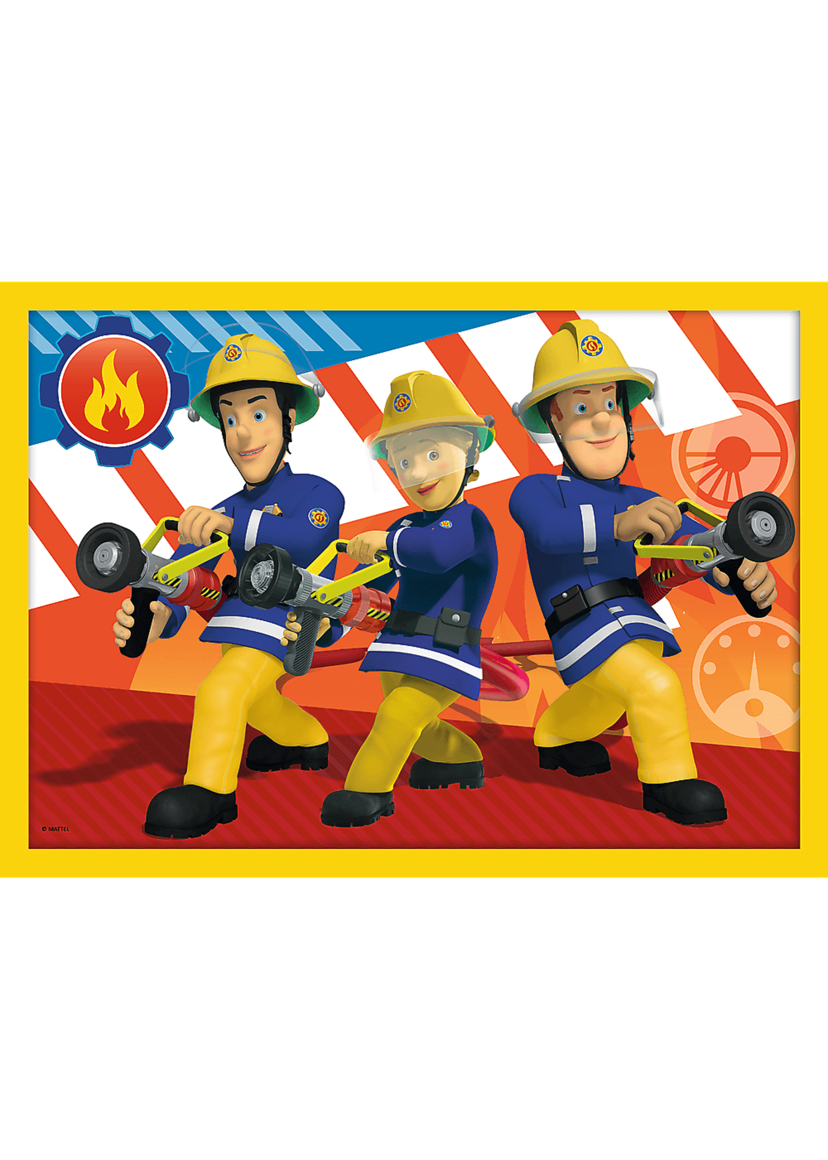 Fireman SAM Strażak Sam 4 w 1 puzzle