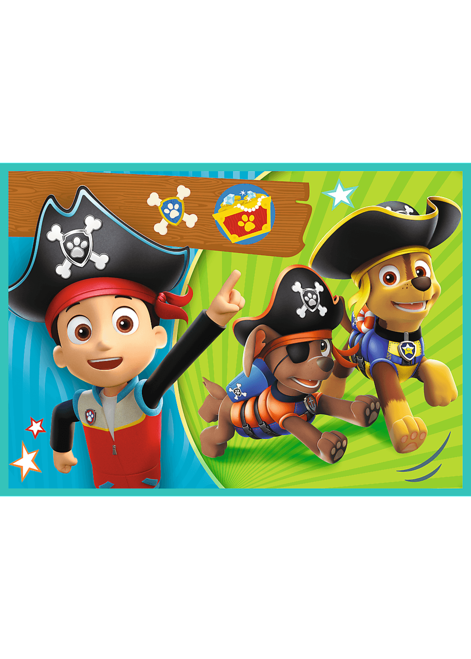 Nickelodeon Paw Patrol 4 in 1 puzzel van Nickelodeon