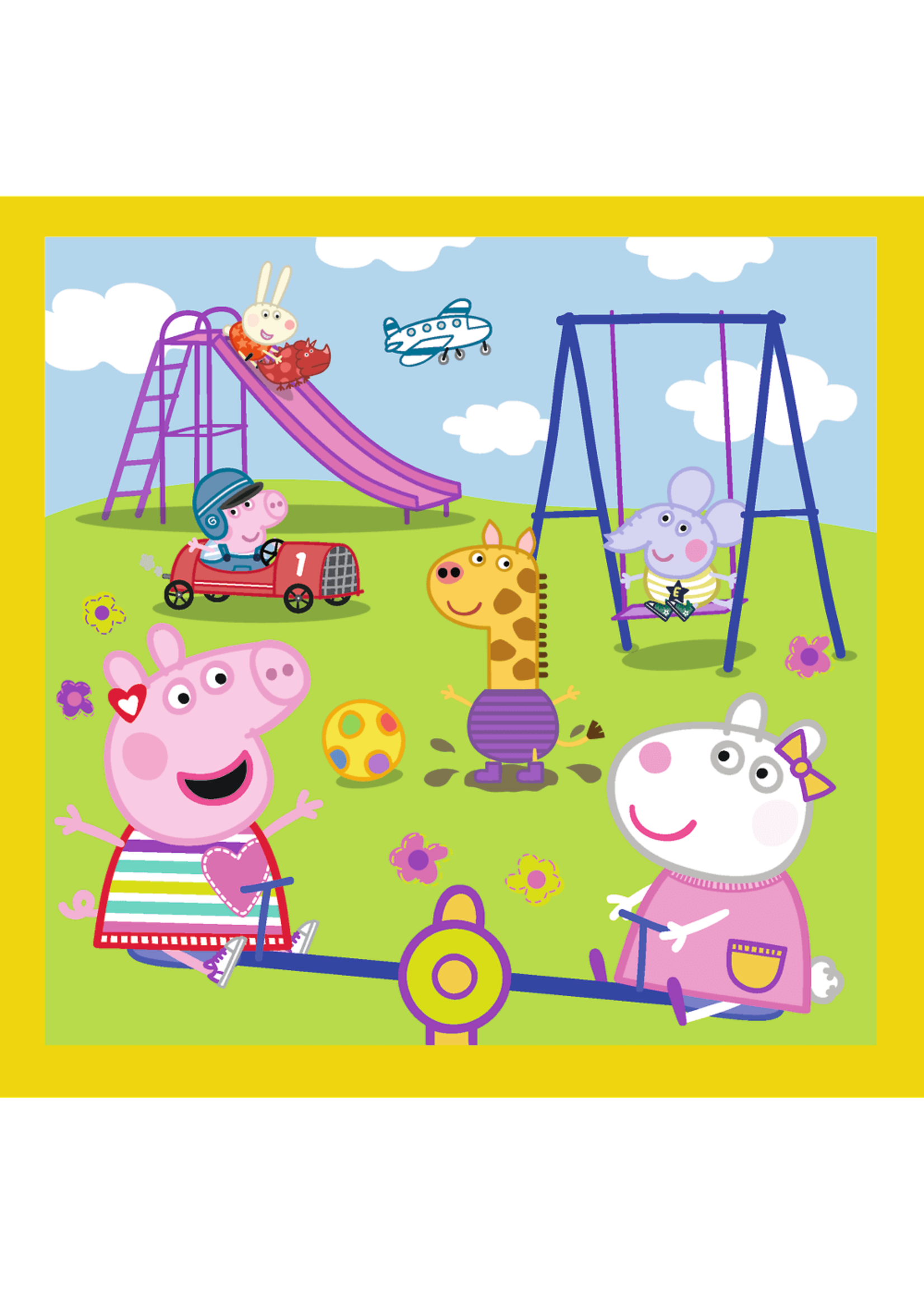 Peppa Pig  3 in 1 puzzel van Peppa Pig