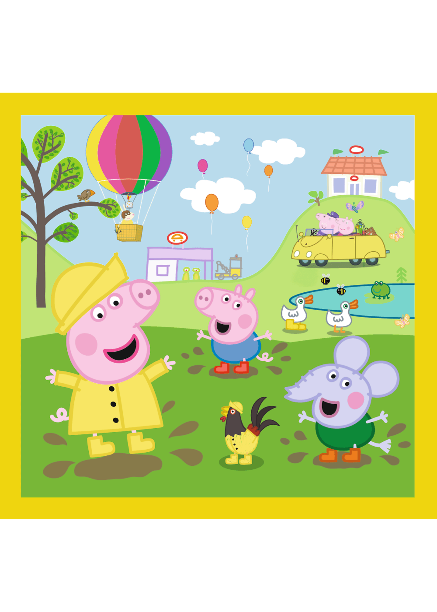 Peppa Pig  3 in 1 puzzel van Peppa Pig