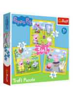 Peppa Pig  Puzzle Świnka Peppa 3w1