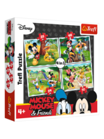 Disney Puzzle Mickey 4w1