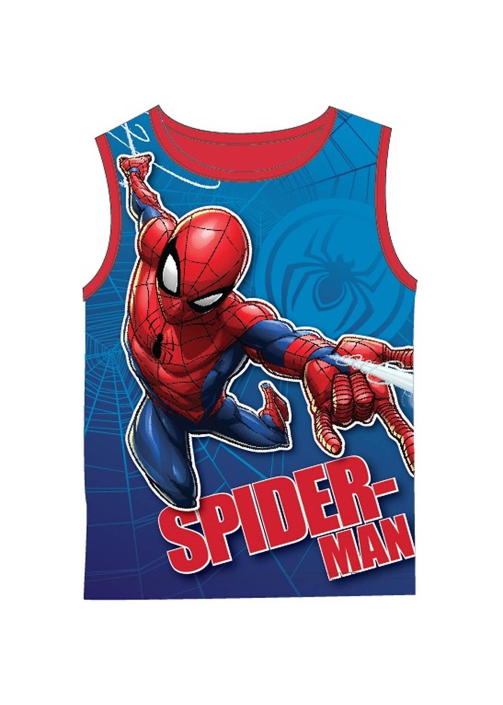 Marvel Koszulka bez rękawów Spiderman z Marvel niebieska