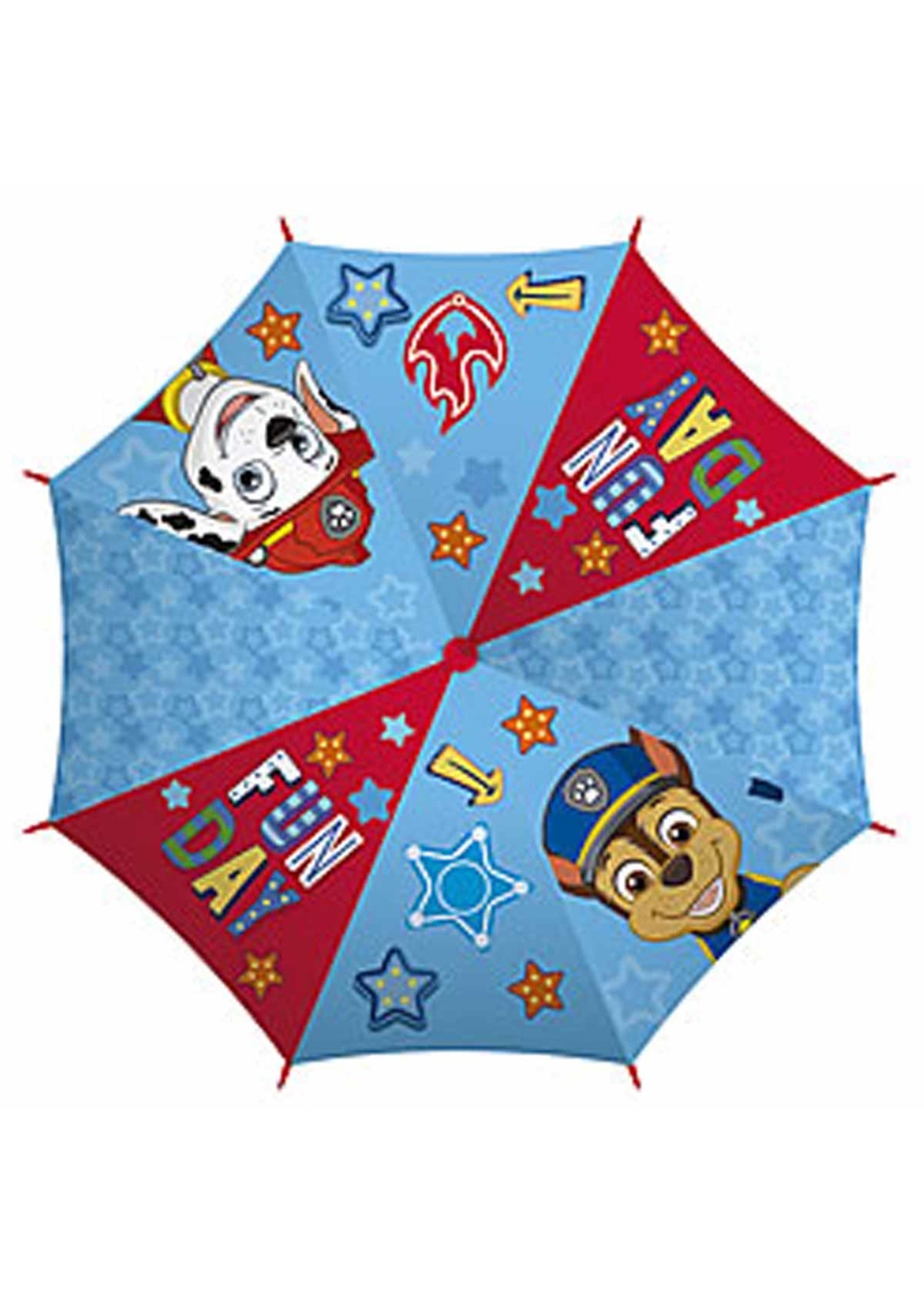 Nickelodeon Paw Patrol paraplu van Nickelodeon rood