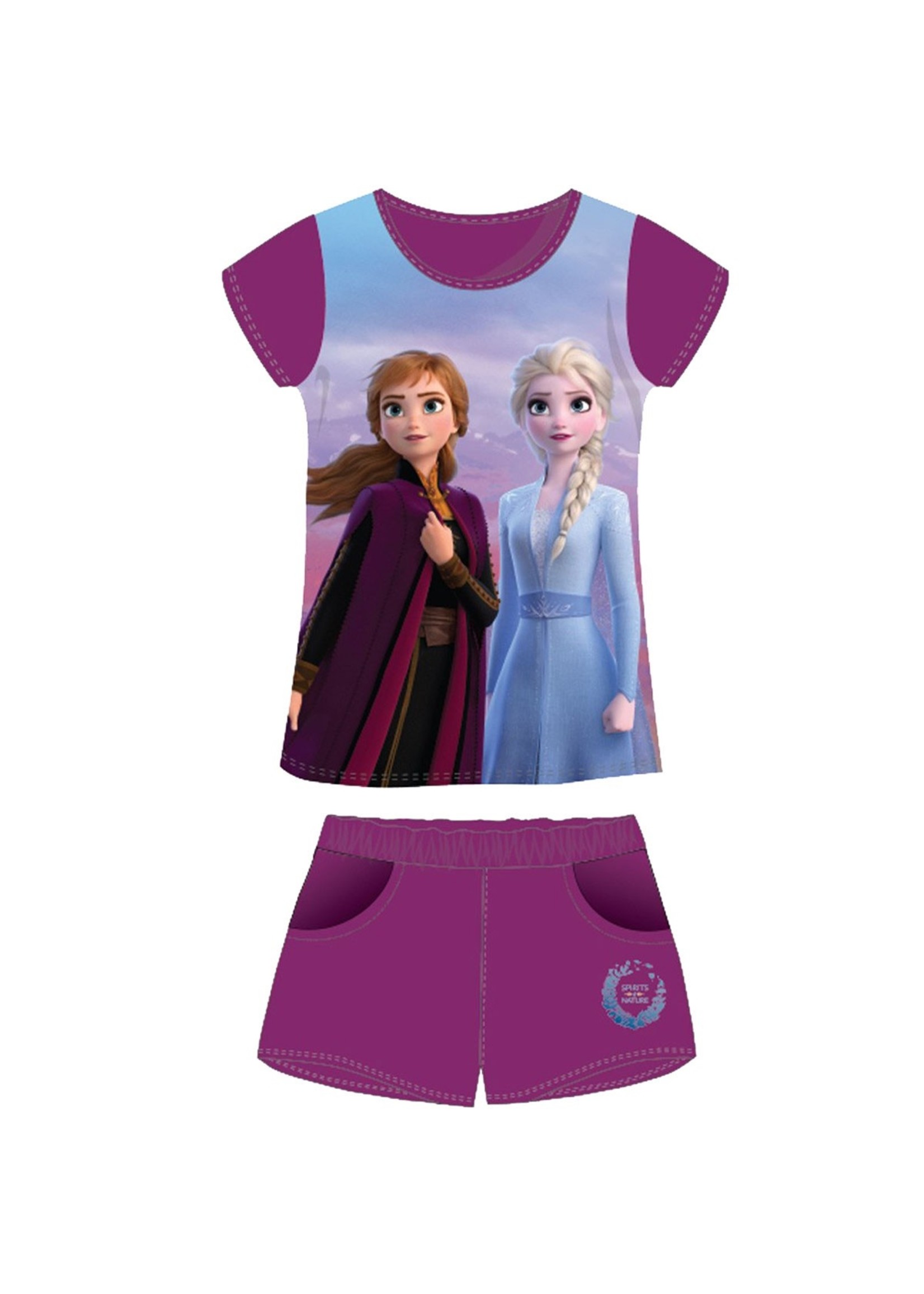 Disney Frozen II zomerset van Disney paars