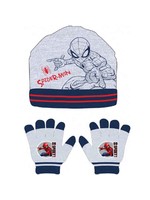 Marvel 2-piece winter set Spiderman gray