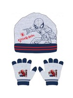 Marvel 2delige winterset Spiderman grijs