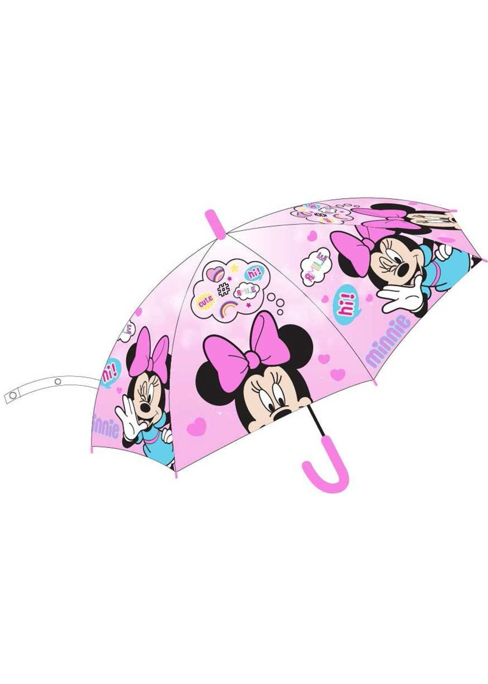 Disney Parasolka Myszka Minnie z Disney różowa