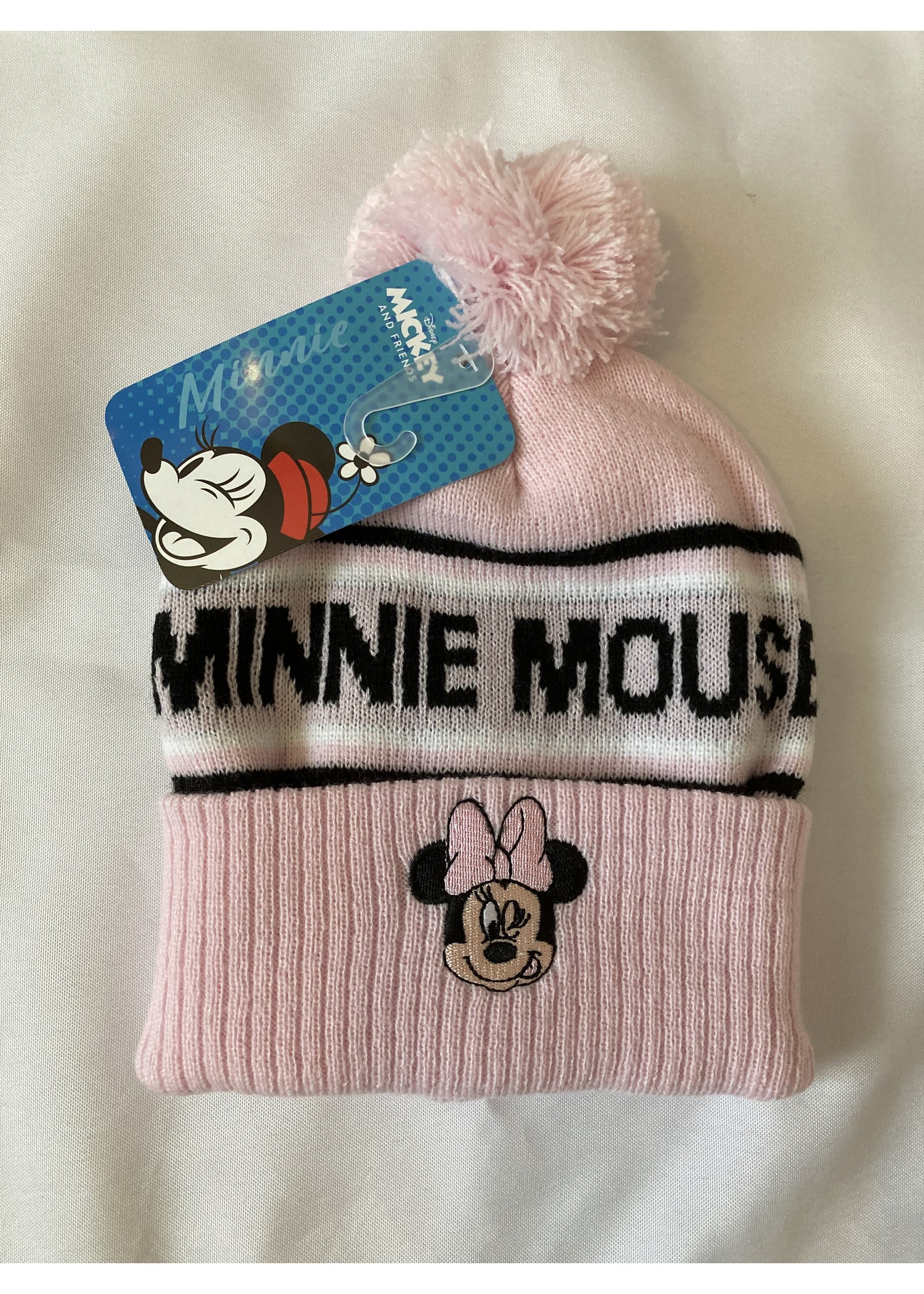 Disney Dżersejowa czapka Myszka Minnie z Disney, jasnoróżowa