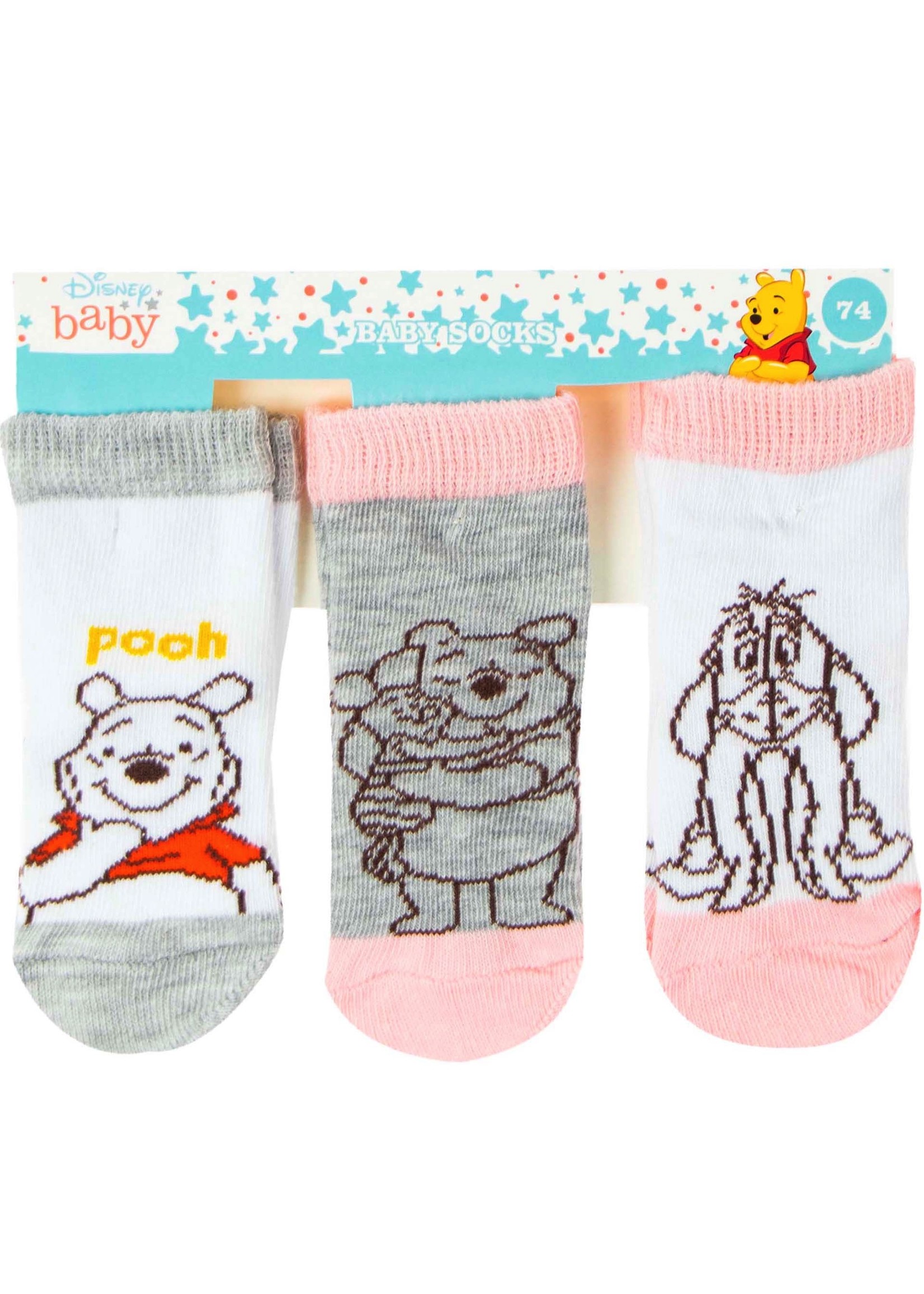 Disney baby Winnie the Pooh socks from Disney baby 3 pack