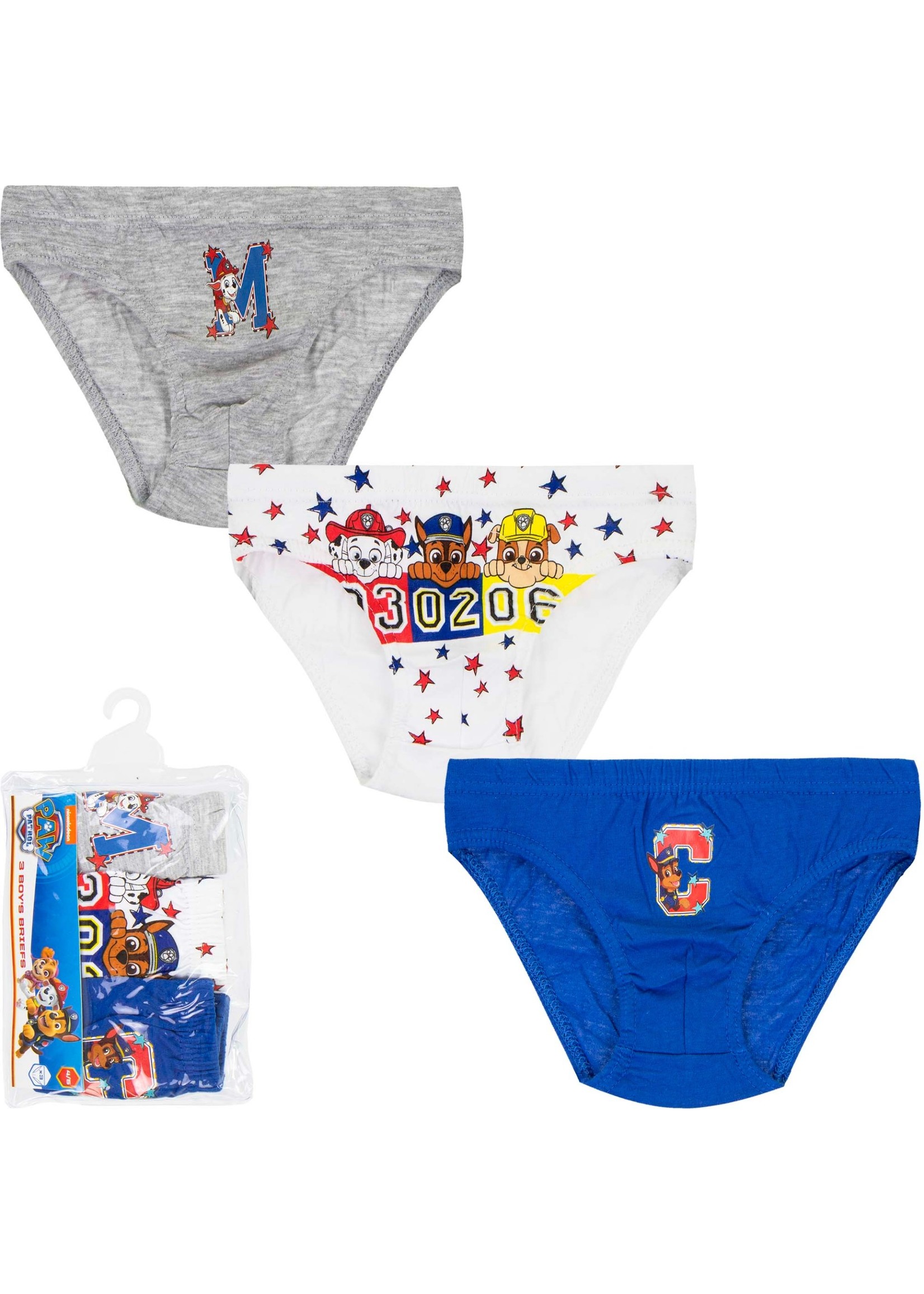 Nickelodeon Paw Patrol briefs from Nickelodeon 3 pack