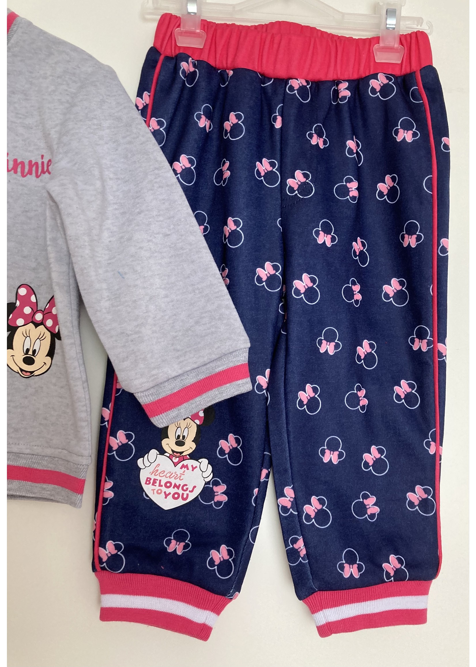 Disney baby Spodnie dresowe Myszka Minnie z Disney baby szaro-niebieski