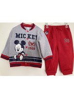 Disney baby jogging suit Mickey red