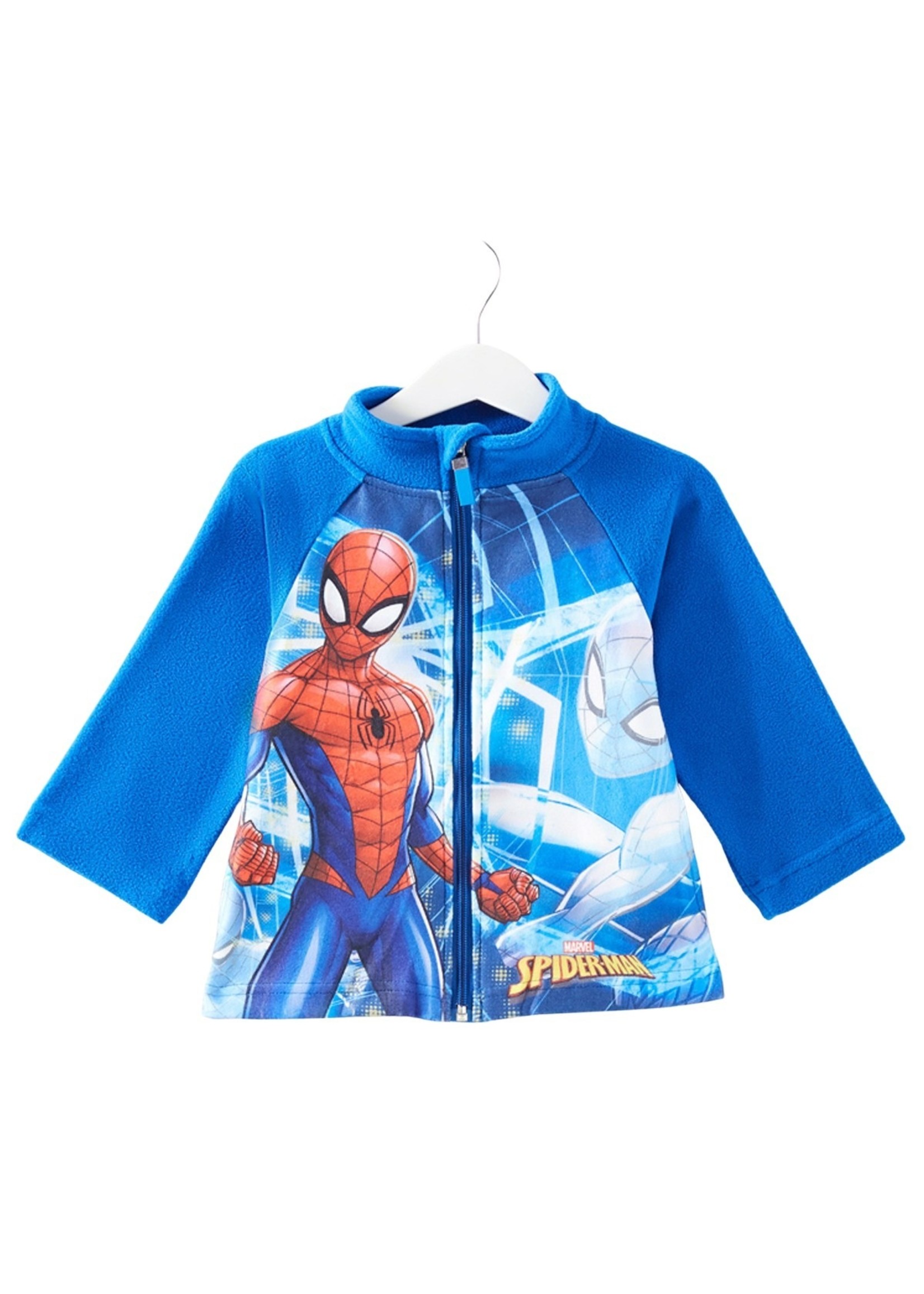 Marvel Spiderman fleece vest from Marvel blue