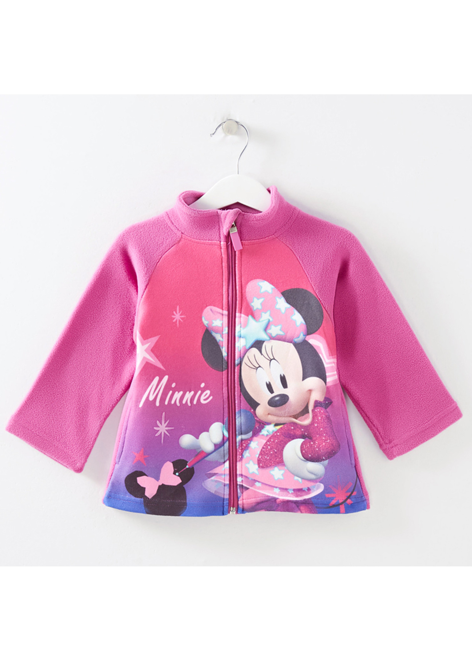 Disney junior Minnie Mouse fleece cardigan from Disney pink