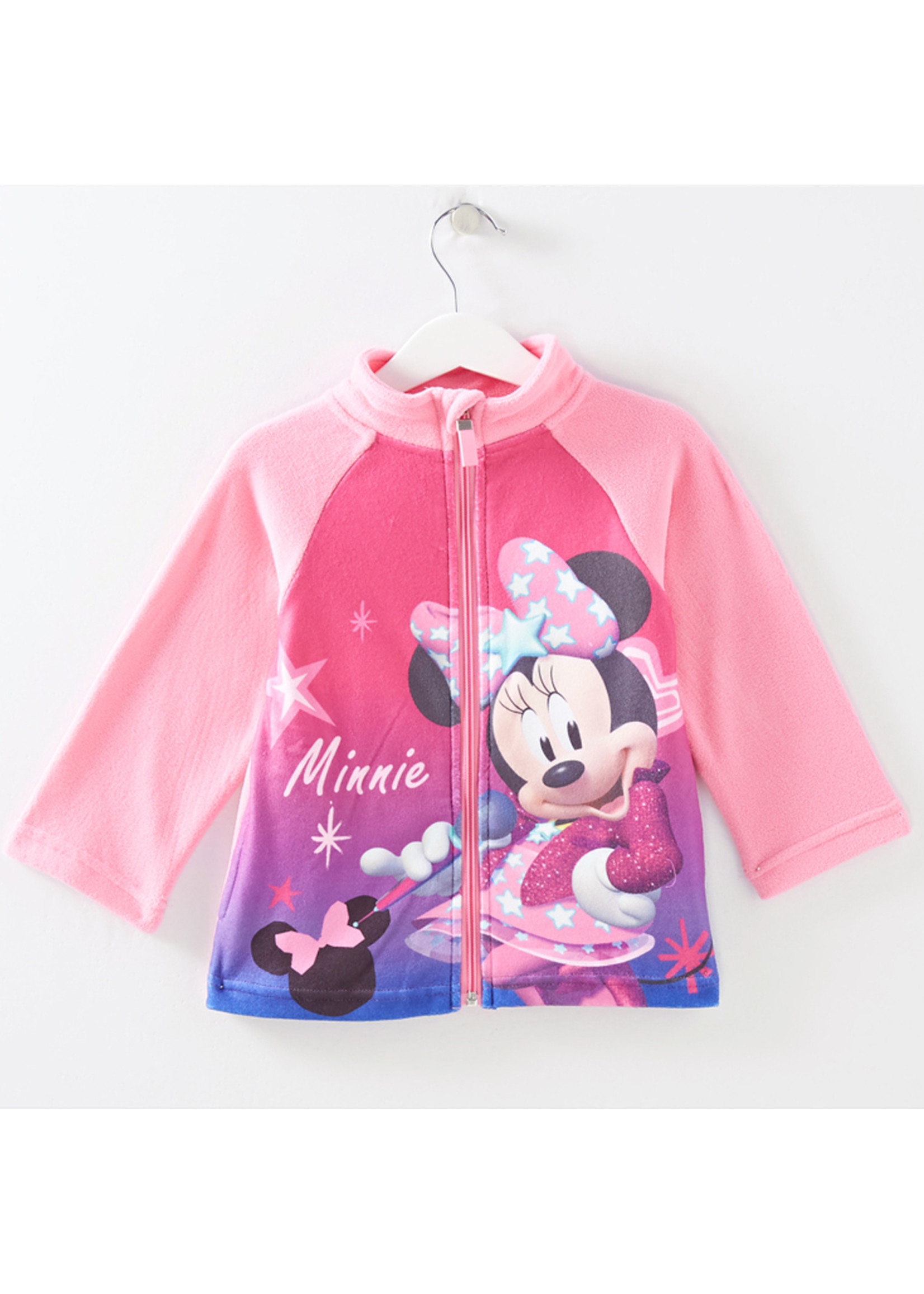 Disney junior Minnie Mouse fleece cardigan from Disney light pink