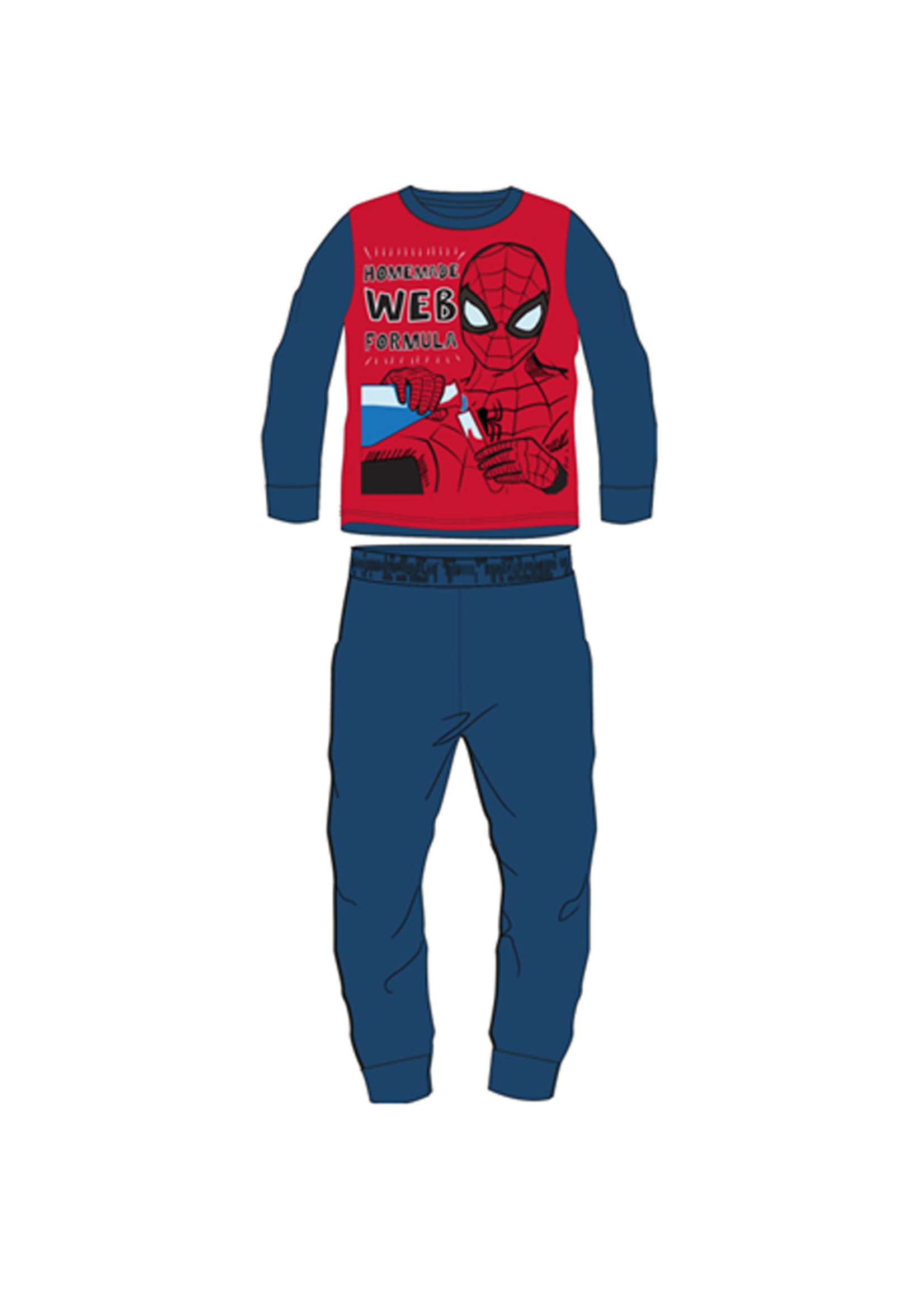 Marvel Spiderman Pyjama van Marvel blauw