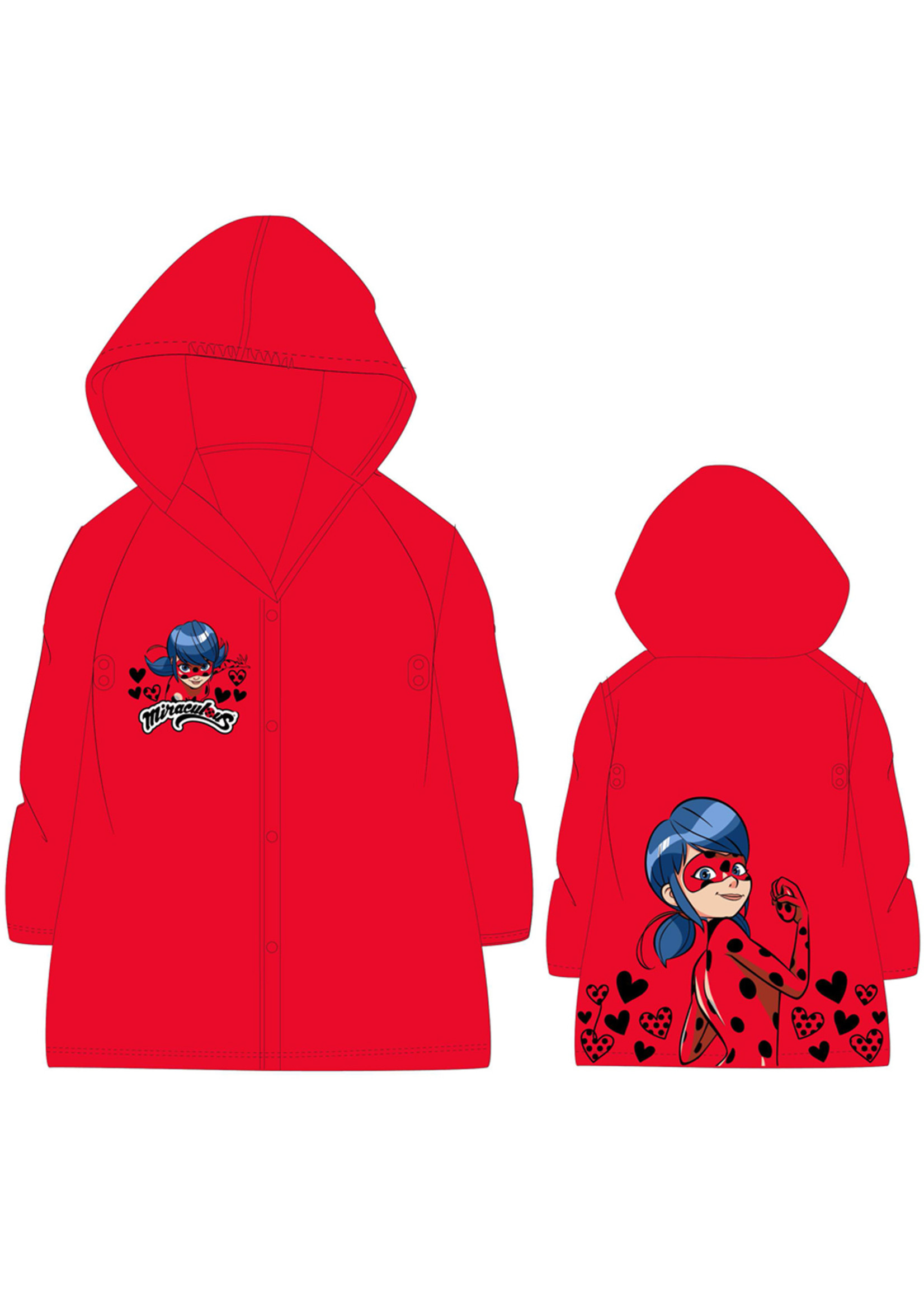 Miraculous Ladybug raincoat from Miraculous red