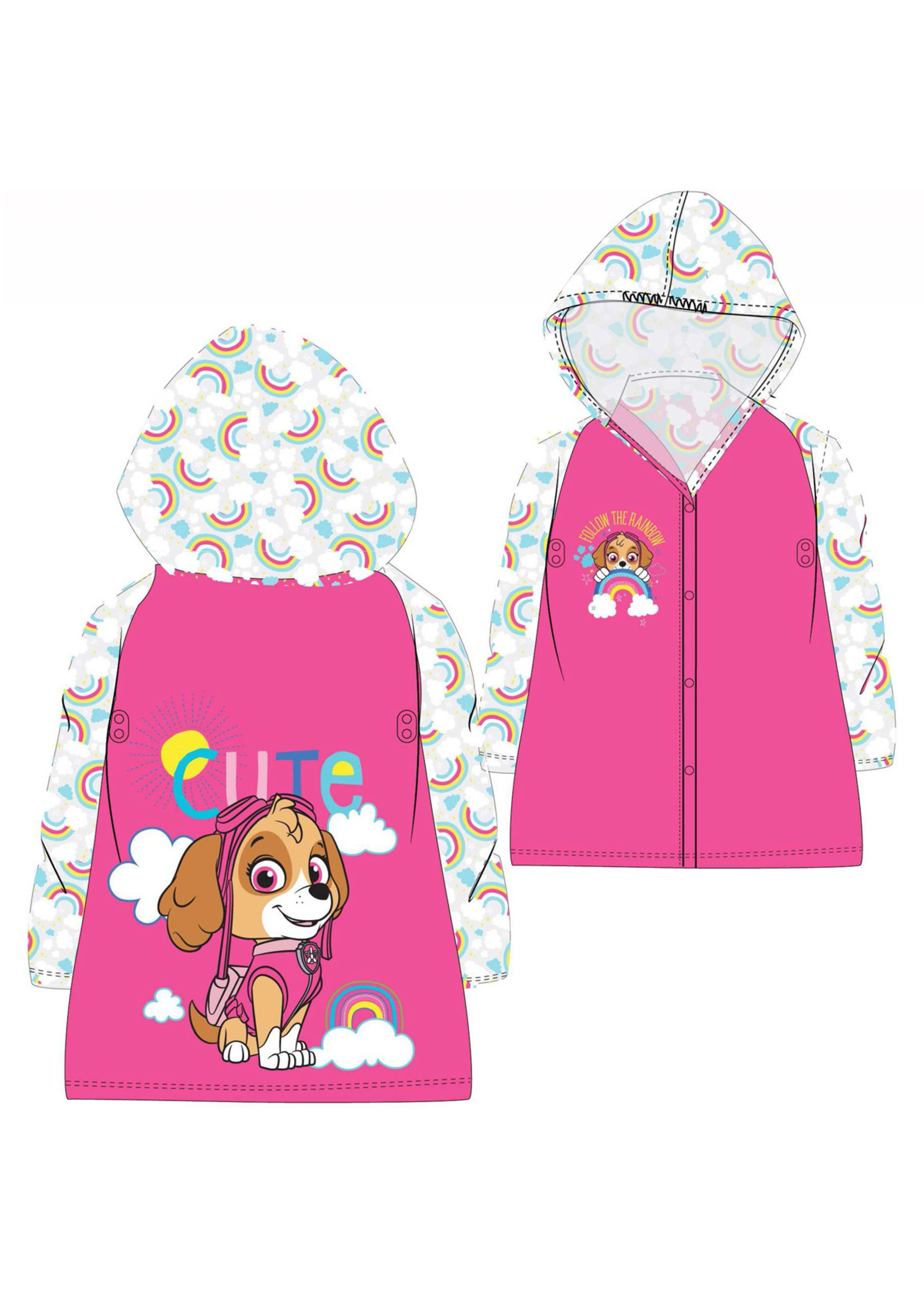 Nickelodeon Paw Patrol raincoat from Nickelodeon pink