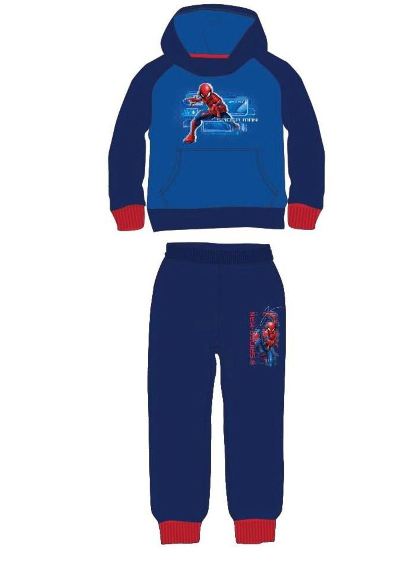 Marvel Spiderman trainingspak van Marvel marineblauw