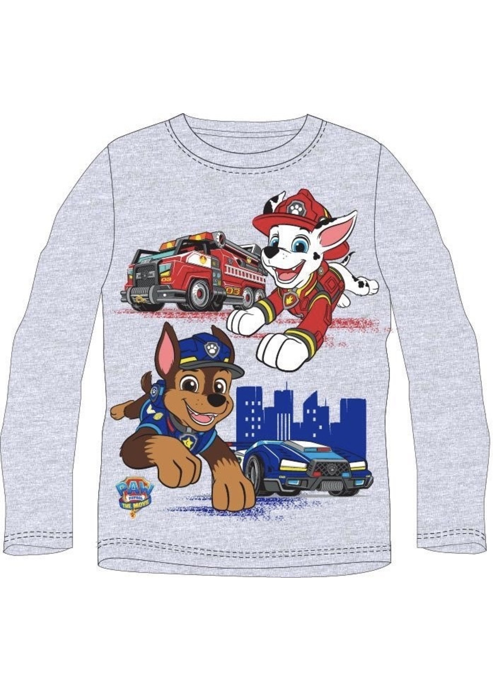 Nickelodeon Paw Patrol longsleeve van Nickelodeon grijs