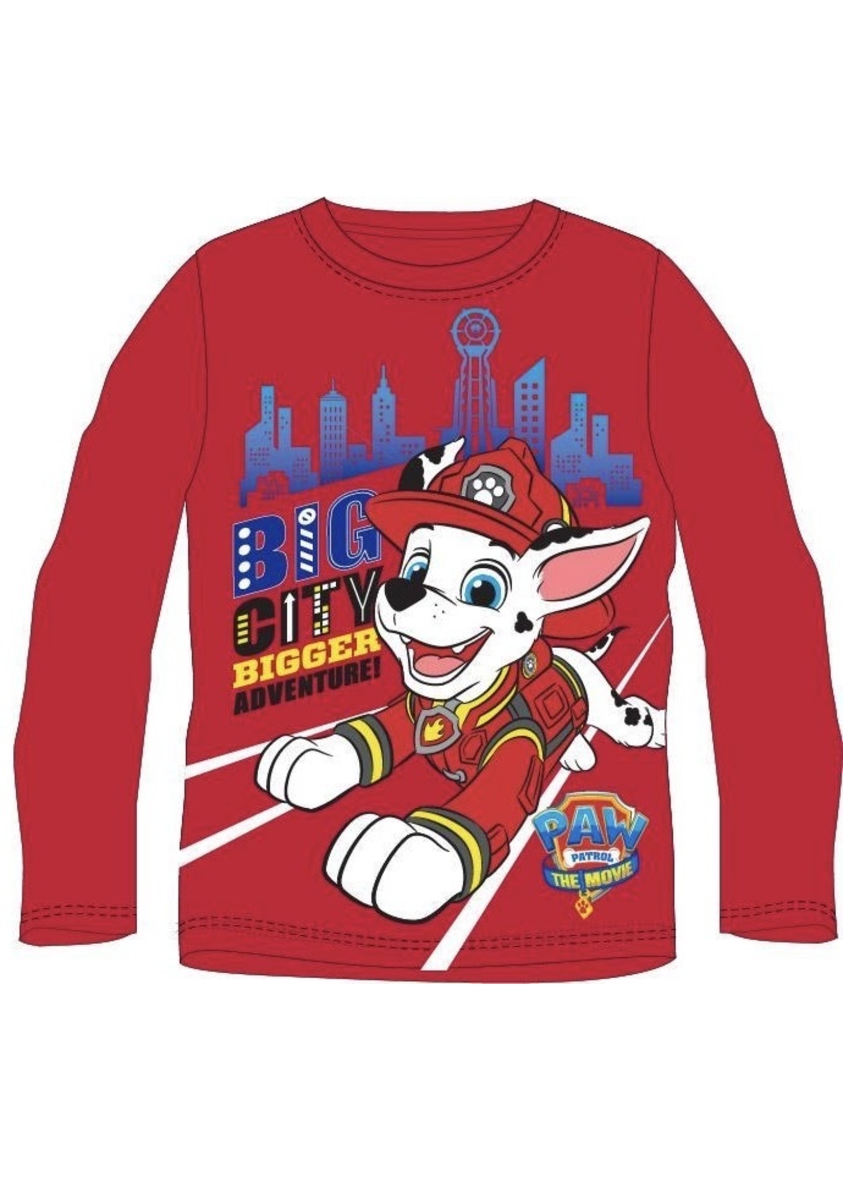 Nickelodeon Paw Patrol long sleeve from Nickelodeon red