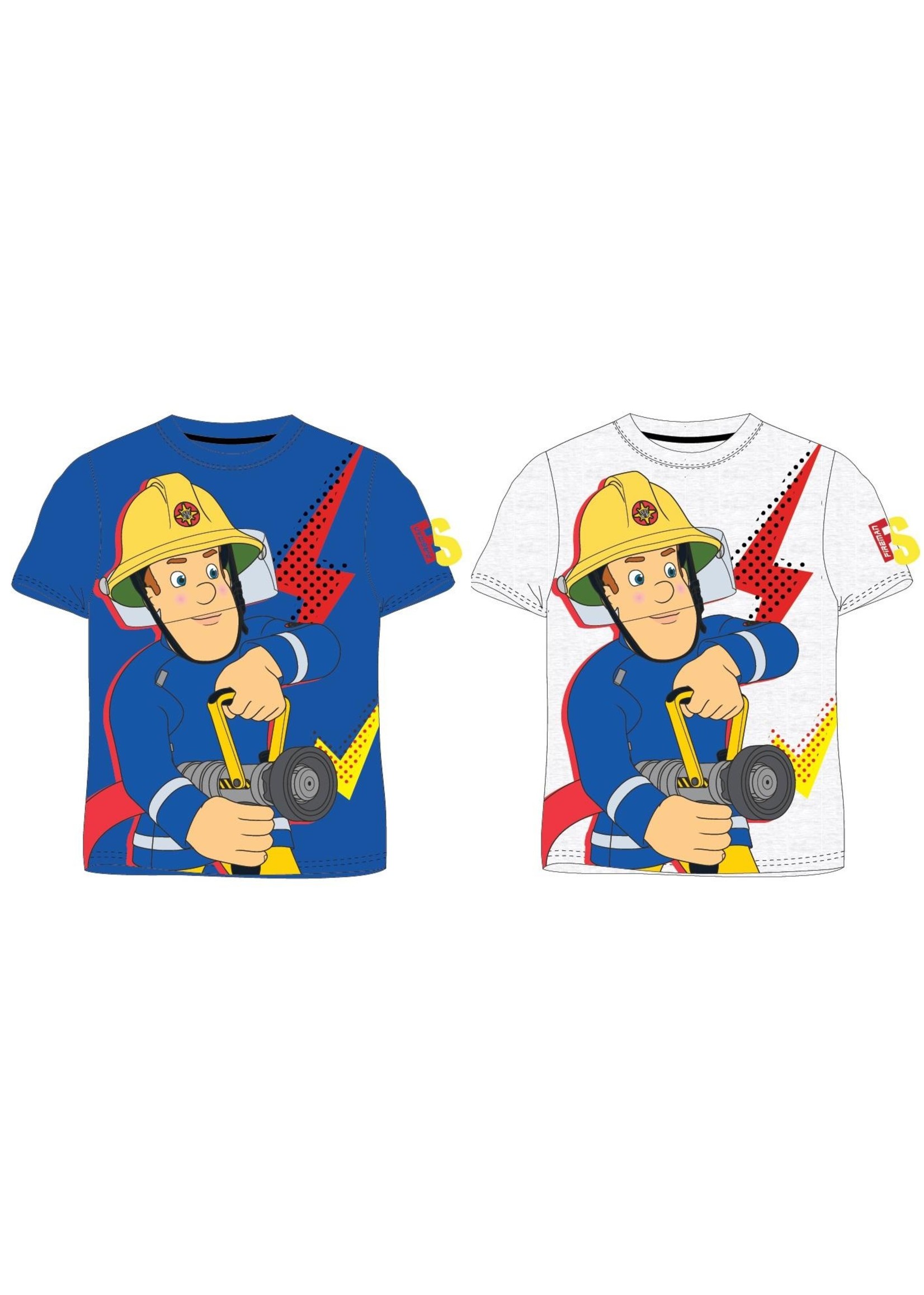 Fireman SAM Brandweerman Sam T-shirt grijs