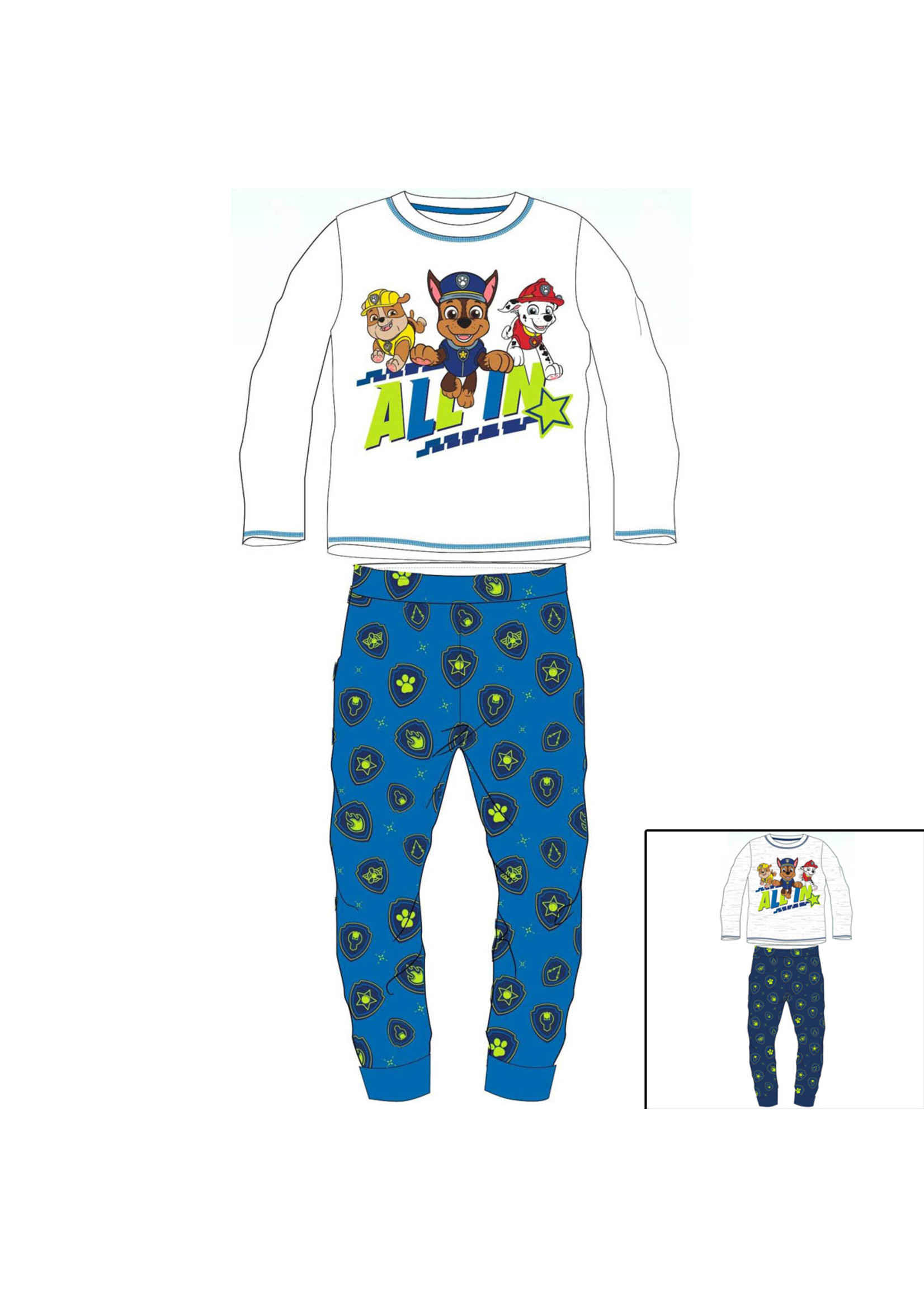 Nickelodeon Paw Patrol Pajamas from Nickelodeon white-blue