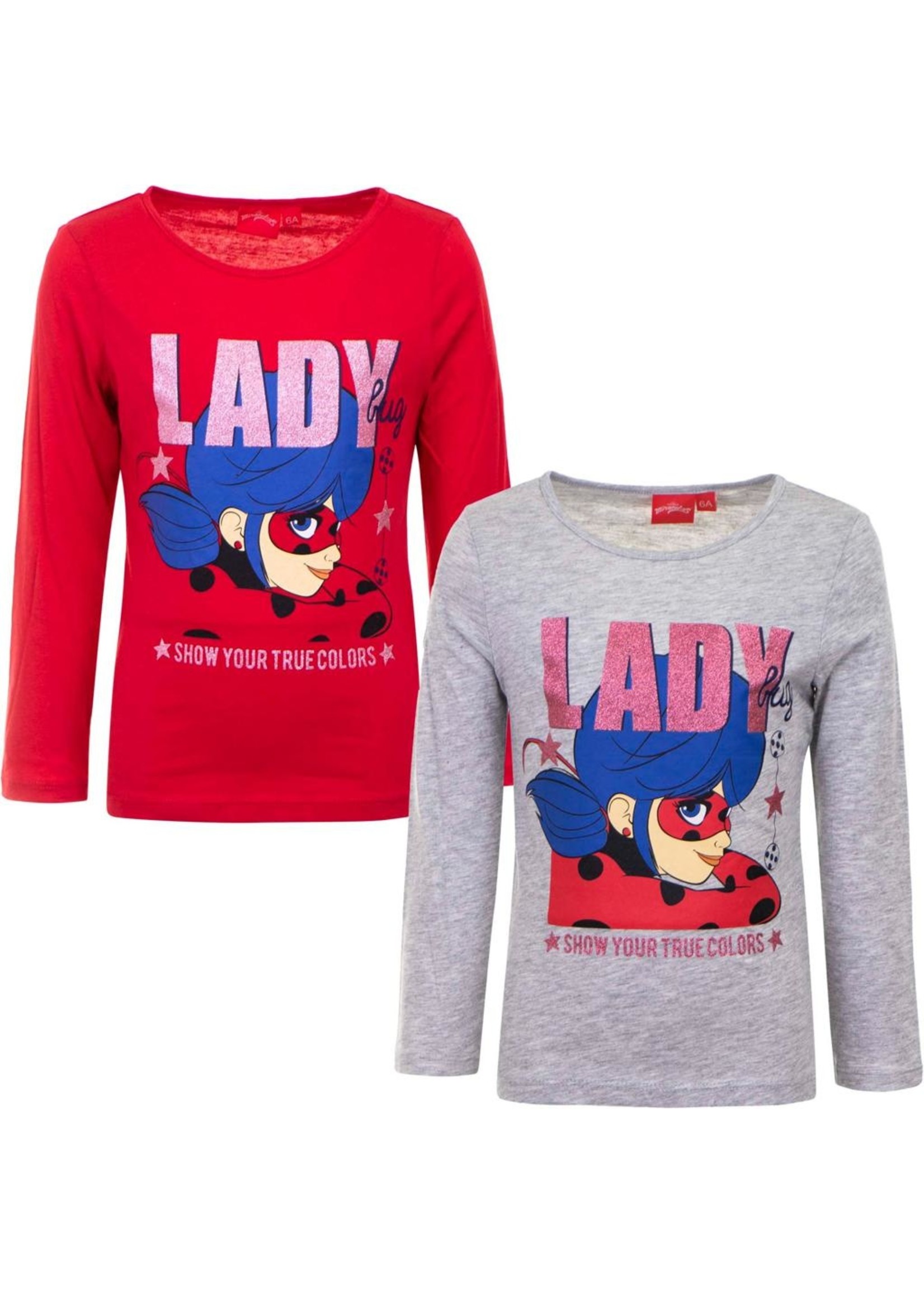 Miraculous Ladybug longsleeve van Miraculous grijs