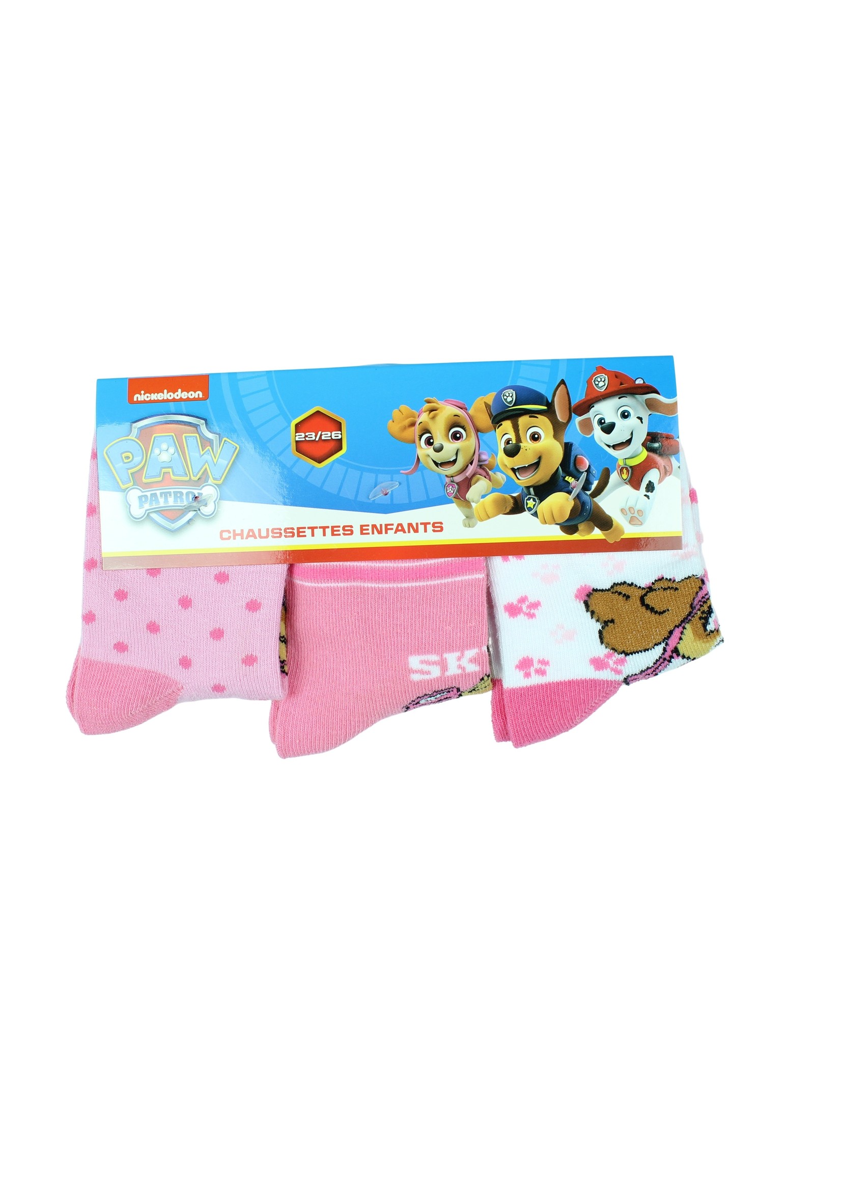 Nickelodeon Paw Patrol socks from Nickelodeon 3 pack