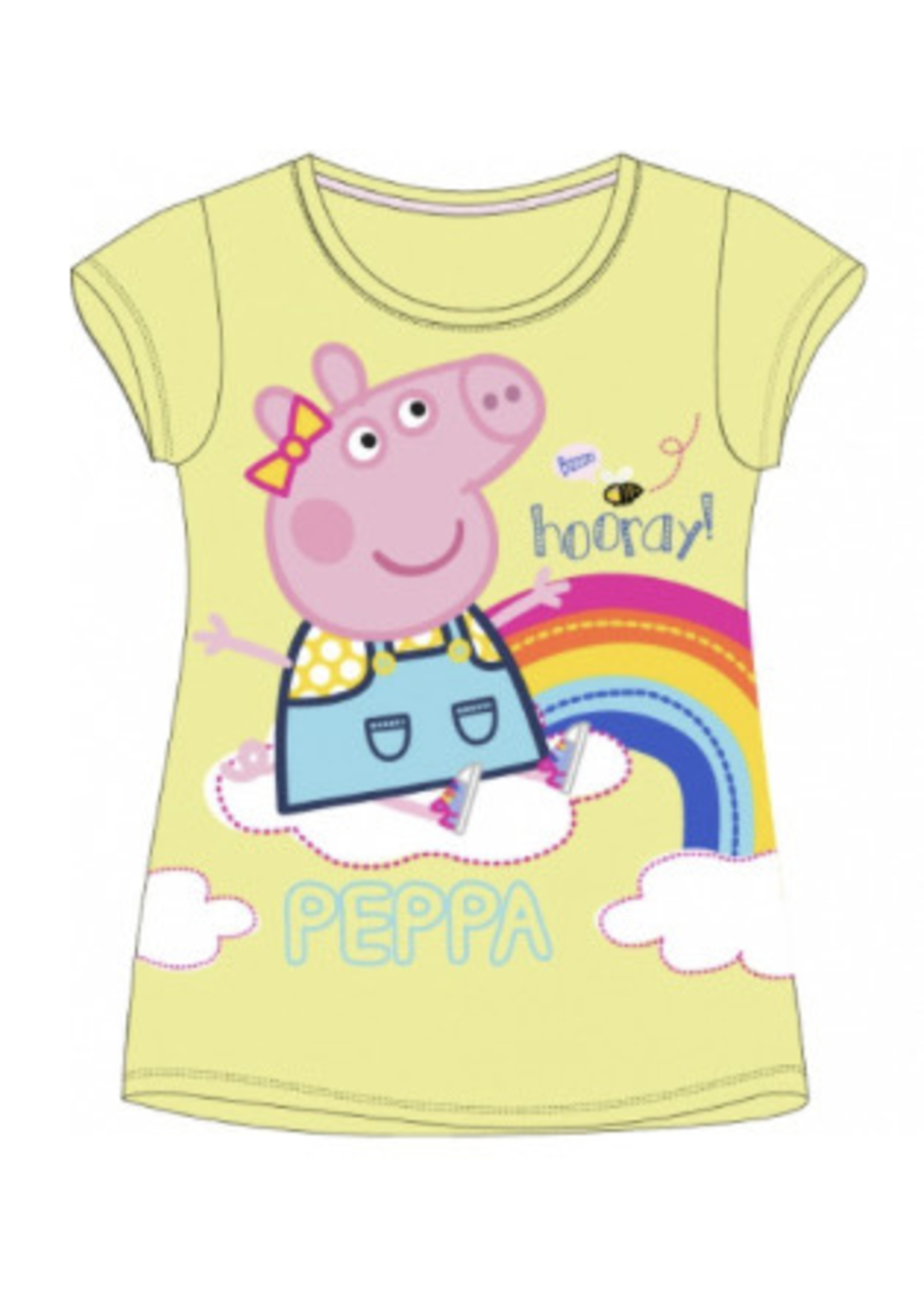 Peppa Pig  Koszulka Świnka Peppa żółta