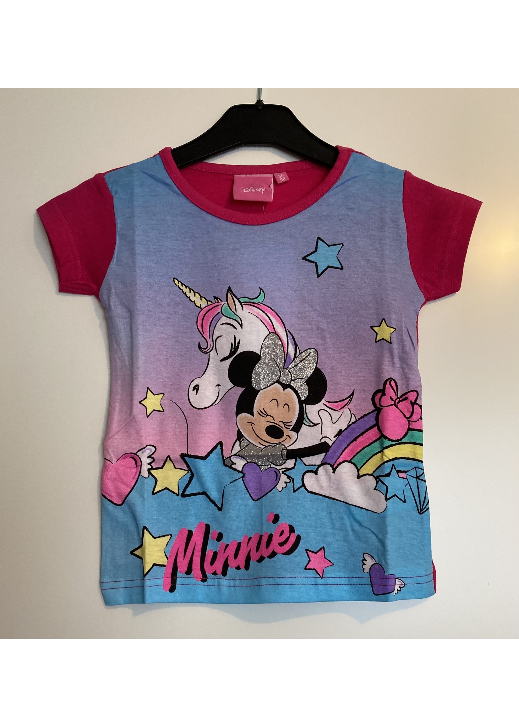 Disney Minnie Mouse T-shirt van Disney donkerroze