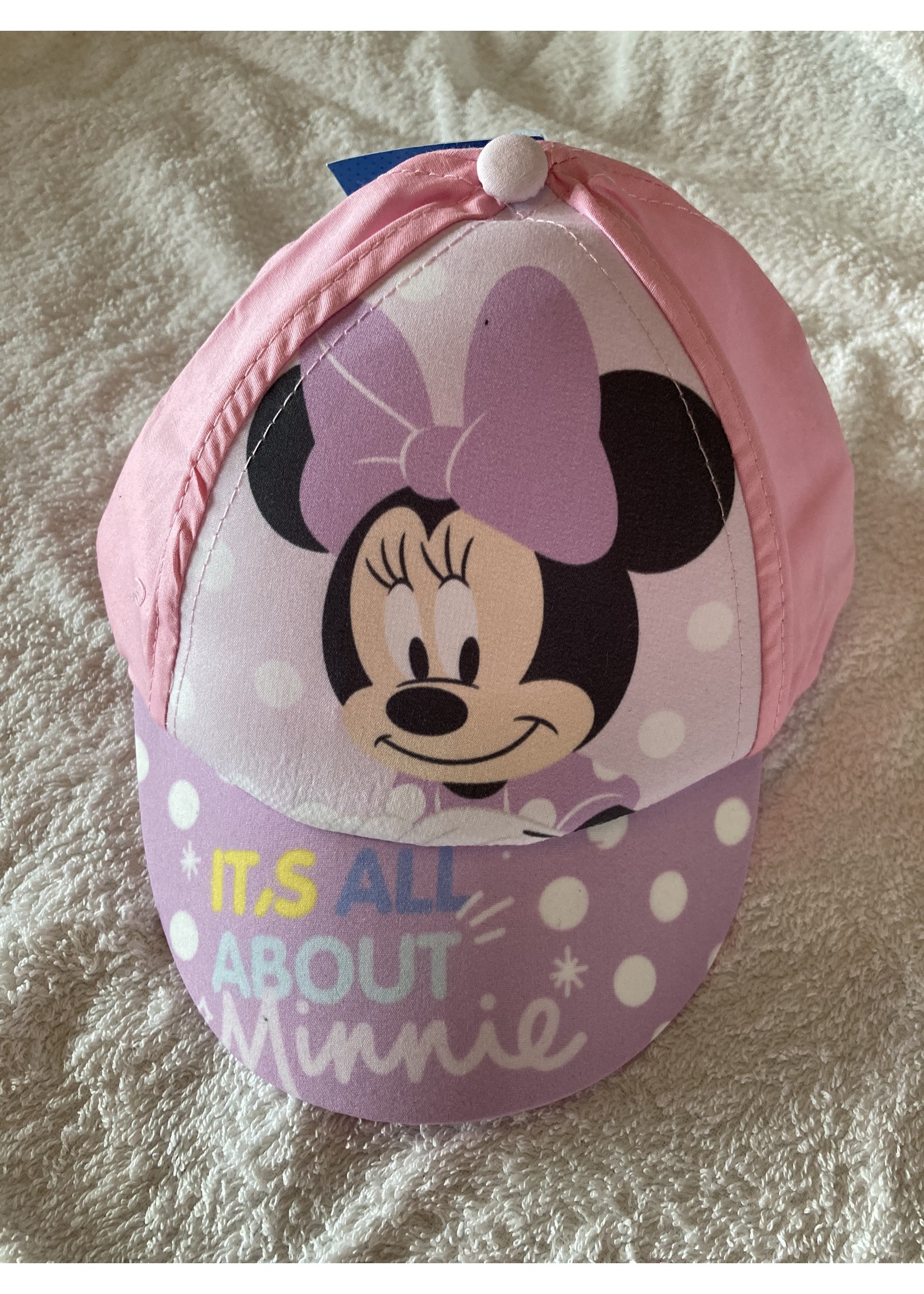 Disney Czapka z daszkiem Myszka Minnie z Disney różowa