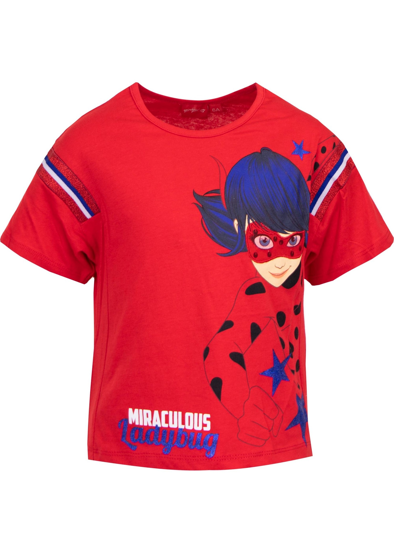 Miraculous Ladybug belly shirt from Miraculous red