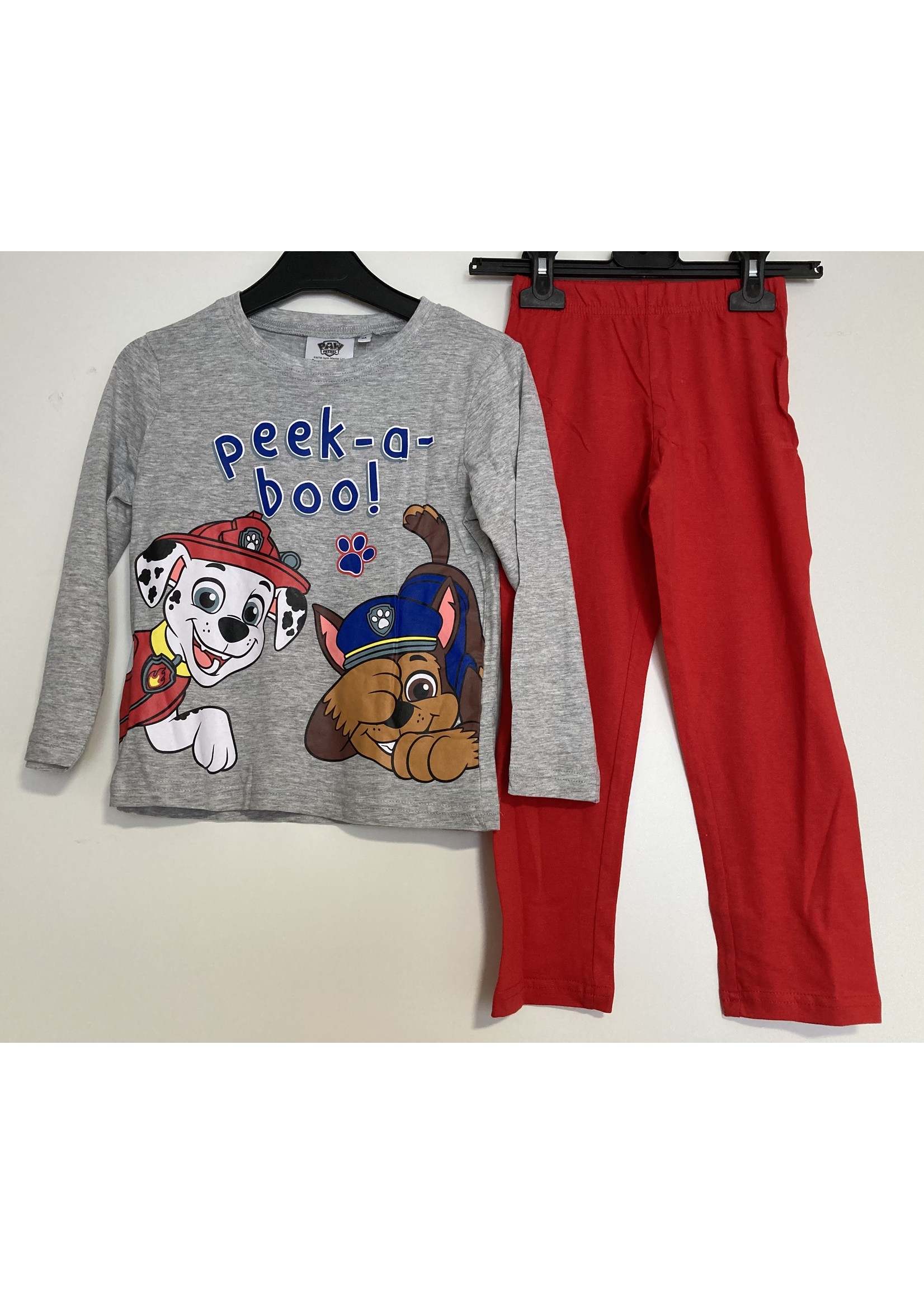 Nickelodeon Paw Patrol pyjama van Nickelodeon grijs-rood