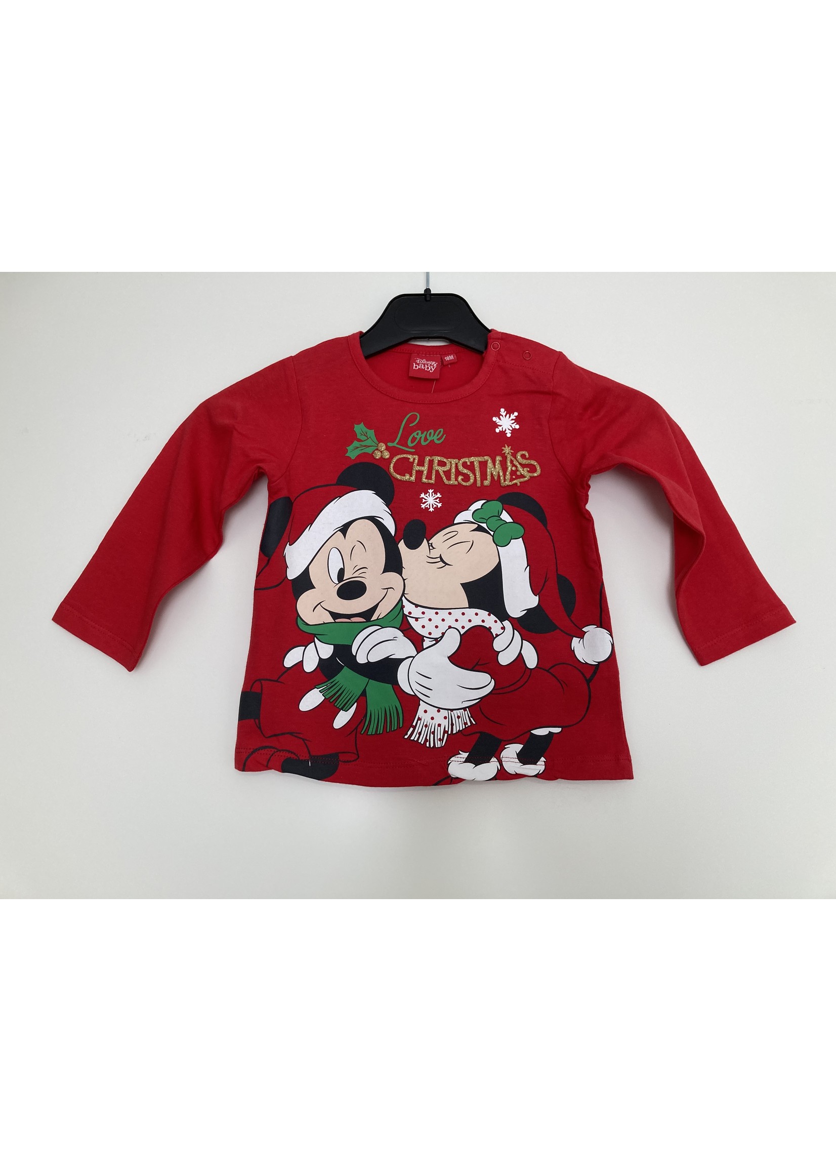 Disney baby Mickey & Minnie Mouse Christmas long sleeve from Disney baby red