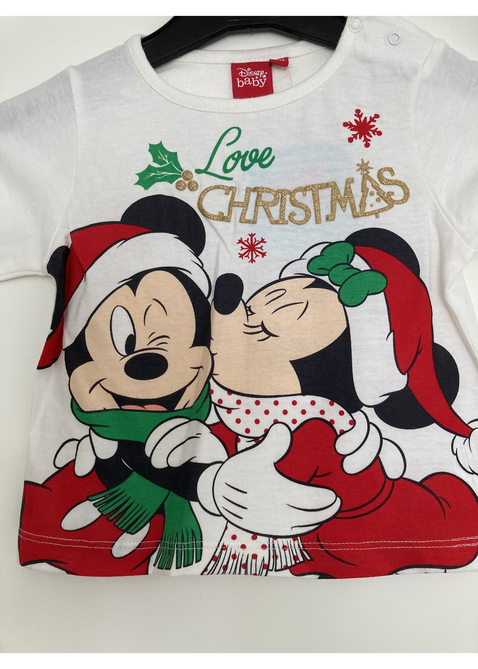 Disney baby Mickey & Minnie Mouse Christmas long sleeve from Disney baby white