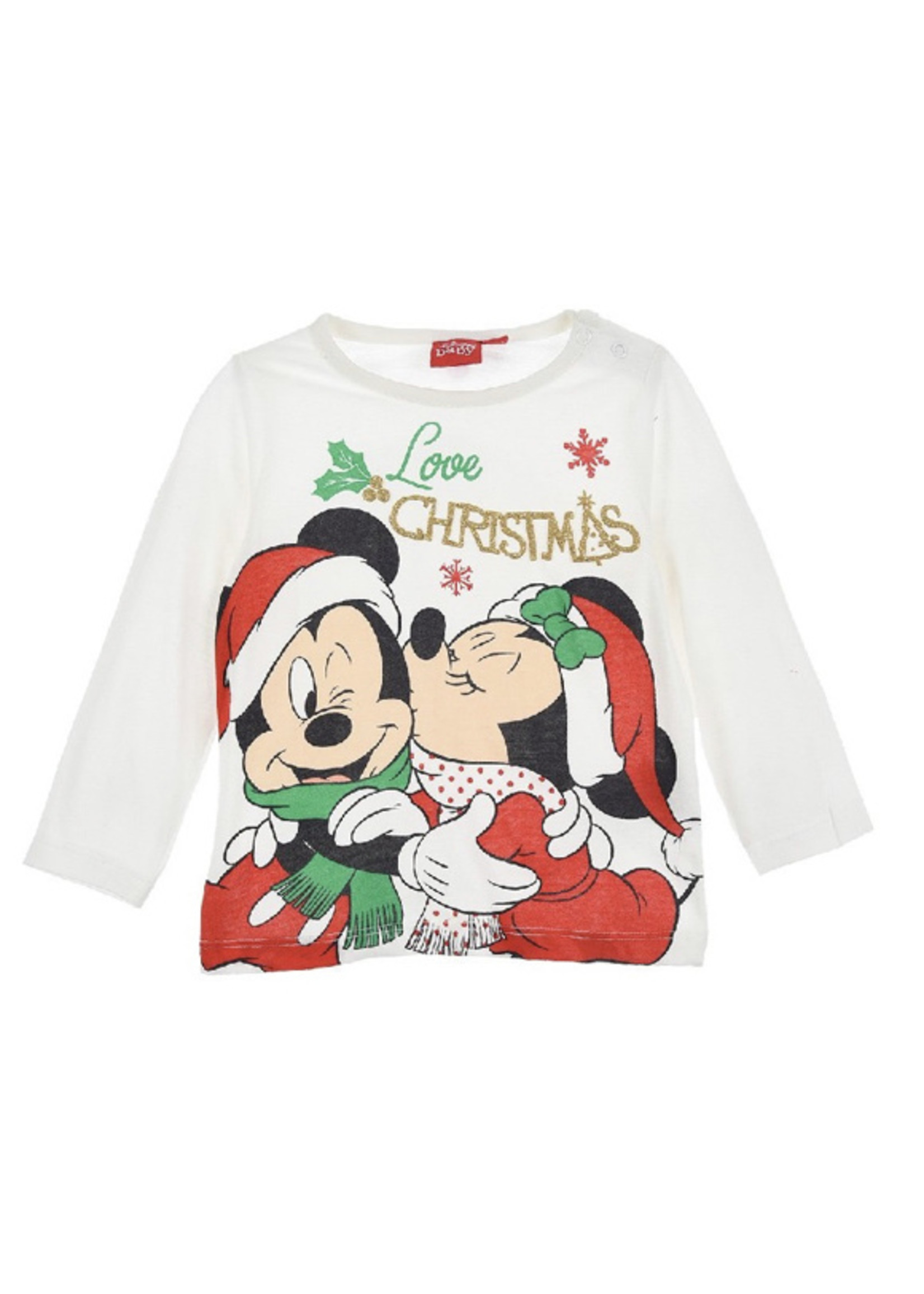 Disney baby Mickey & Minnie Mouse Christmas long sleeve from Disney baby white