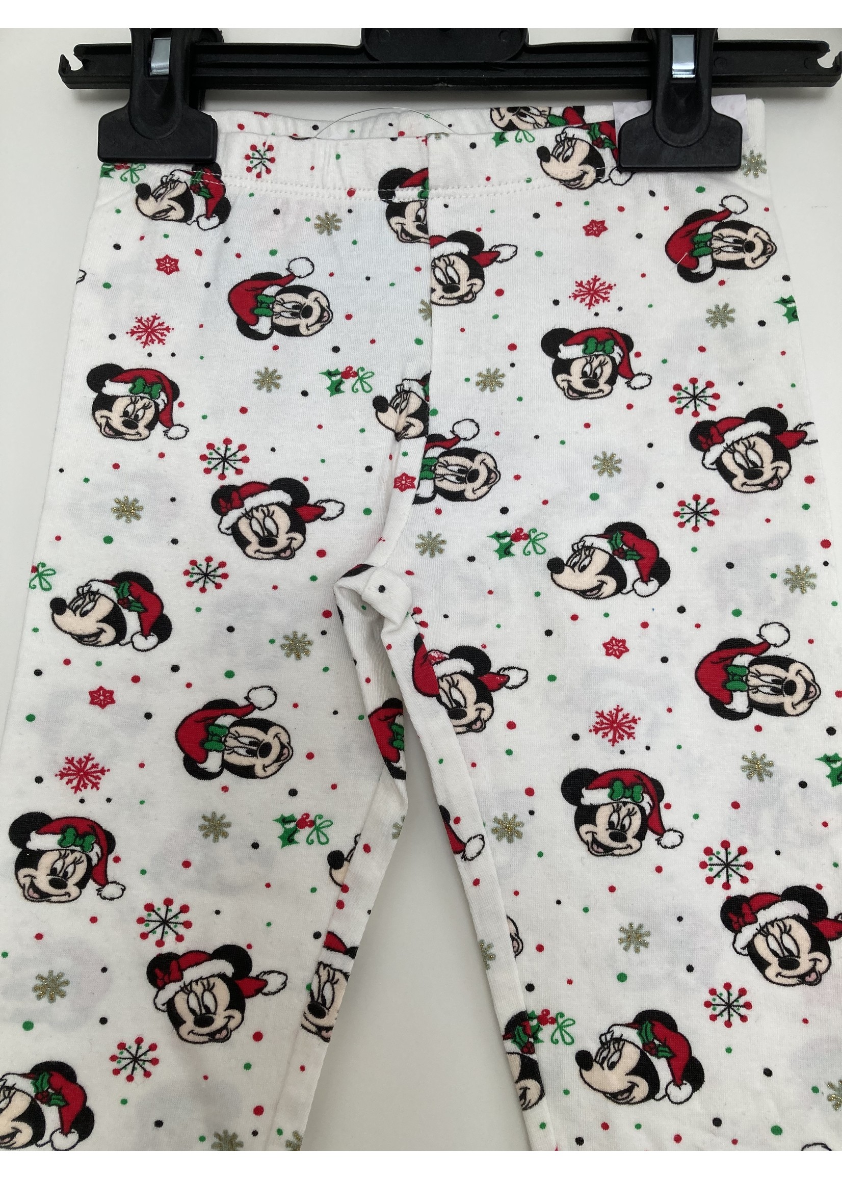 Disney baby Świąteczne legginsy Myszka Miki i Minnie z Disney baby białe