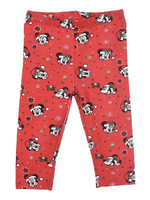 Disney baby Christmas Legging Mickey & Minnie red