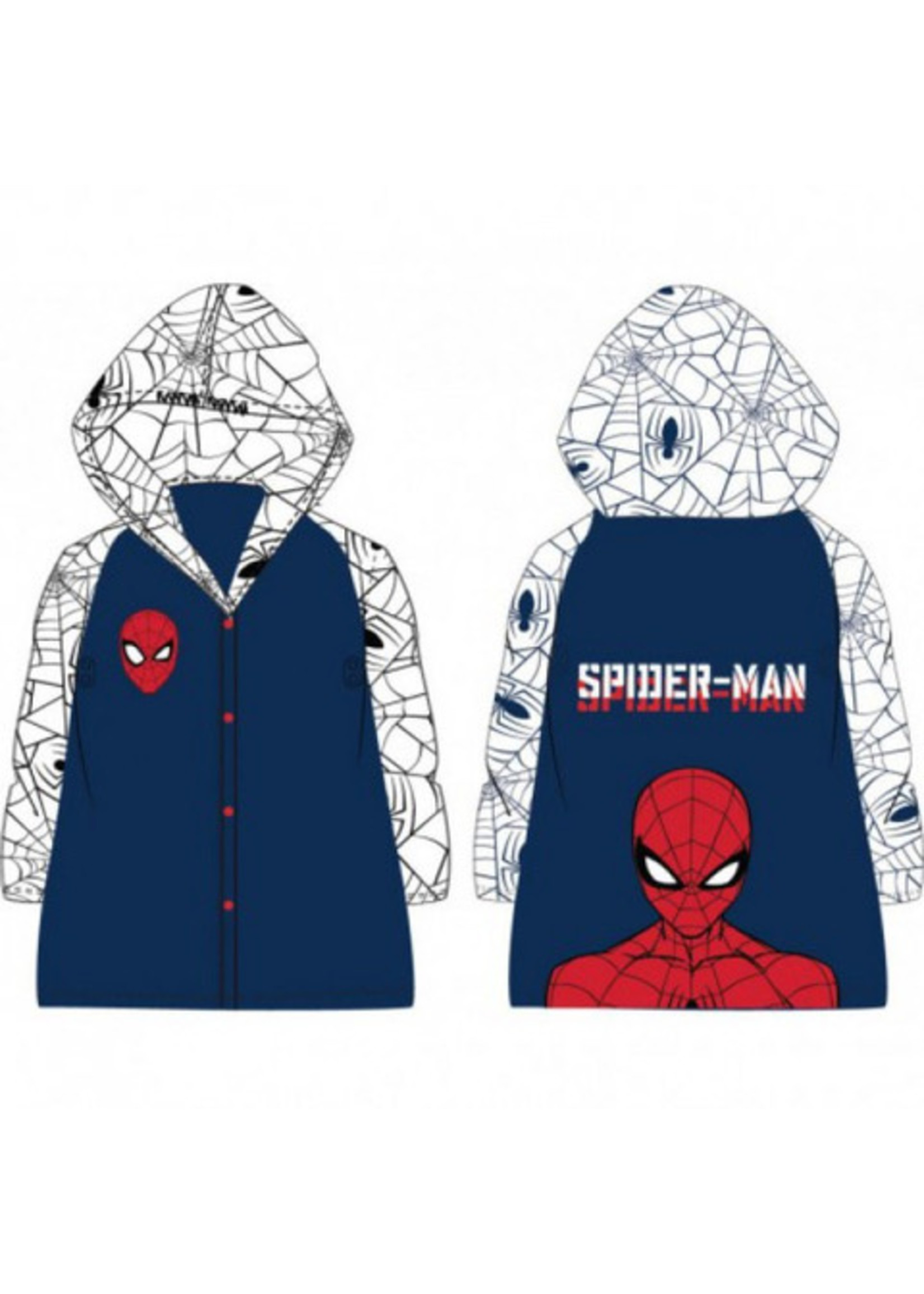Marvel Spiderman raincoat from Marvel navy blue