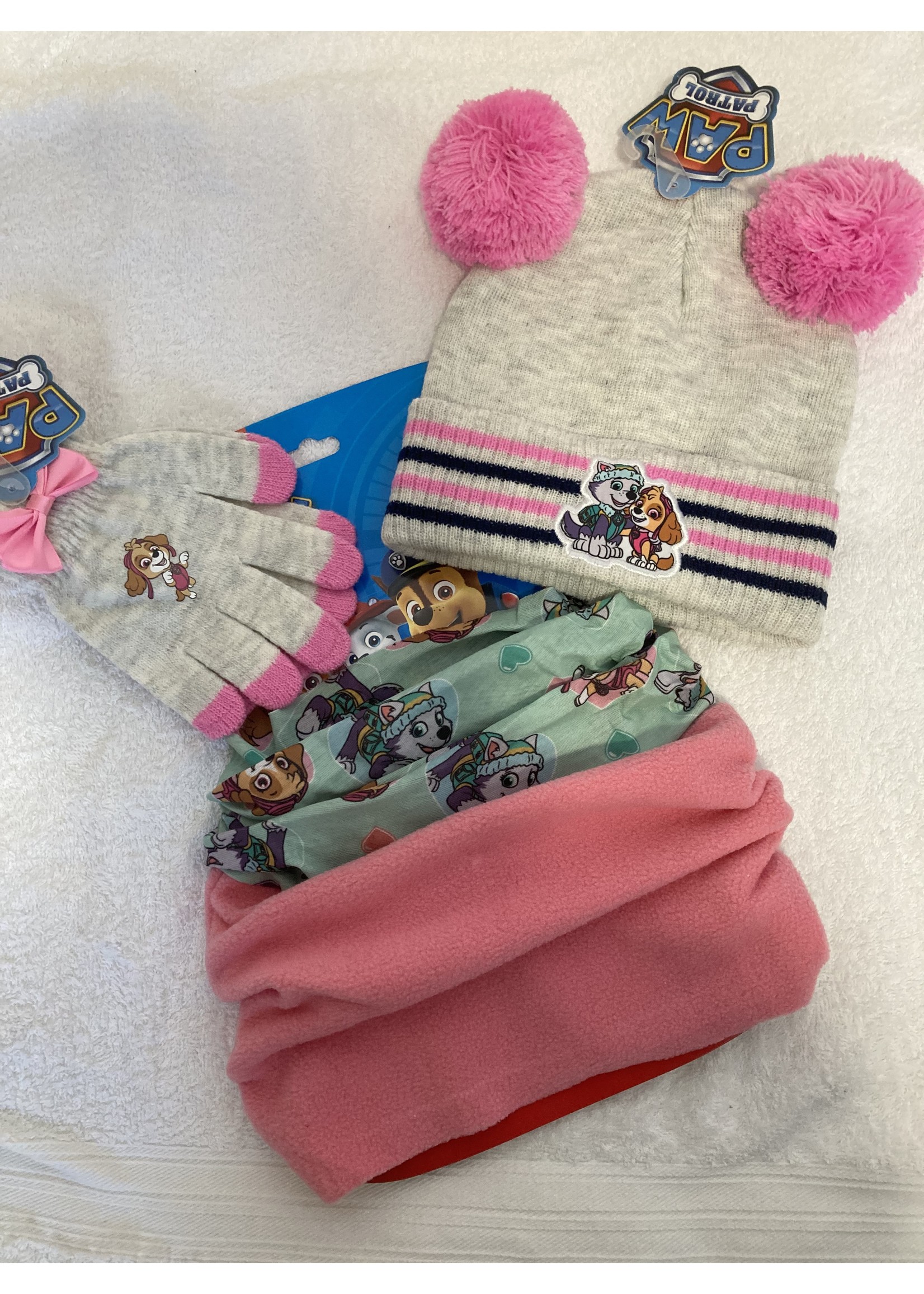 Nickelodeon Paw Patrol 3-piece winter set from Nickelodeon gray-pink